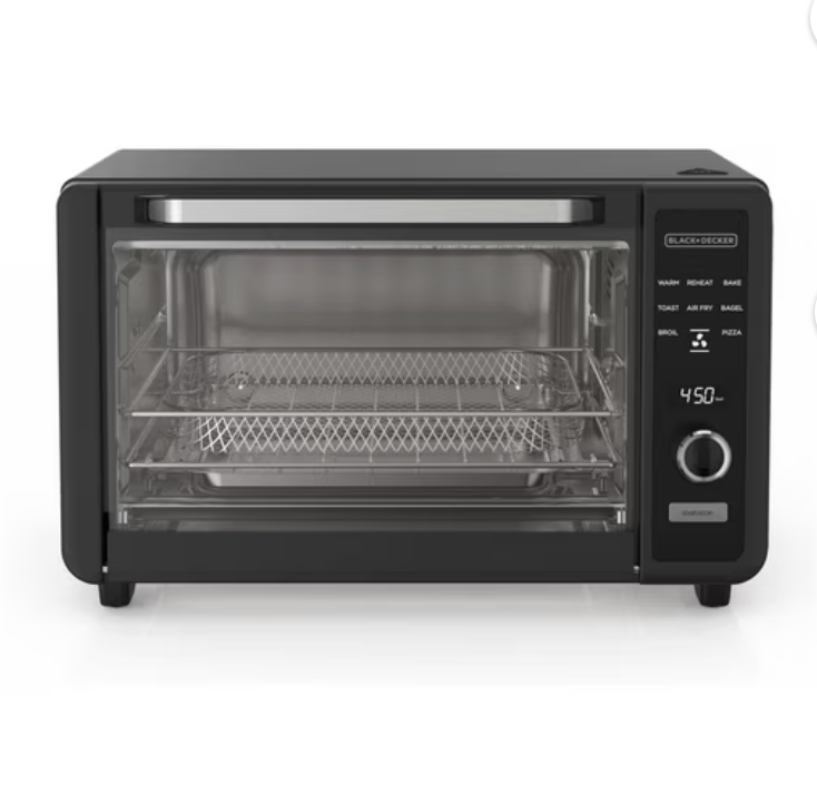 Black+Decker CRISP'n BAKE™ 6-Slice Digital Toaster Oven
