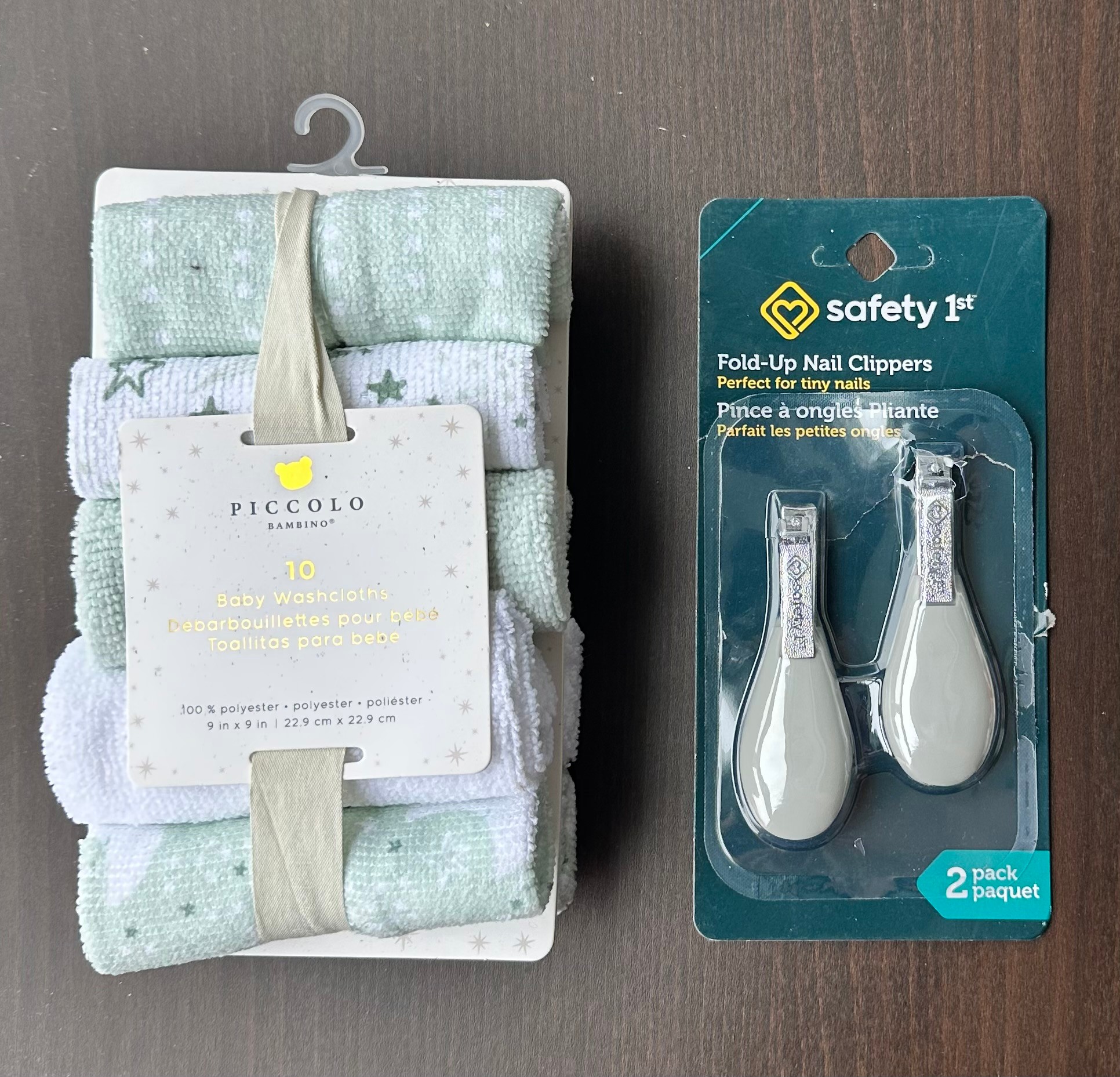 Baby Clippers and Wash Cloths