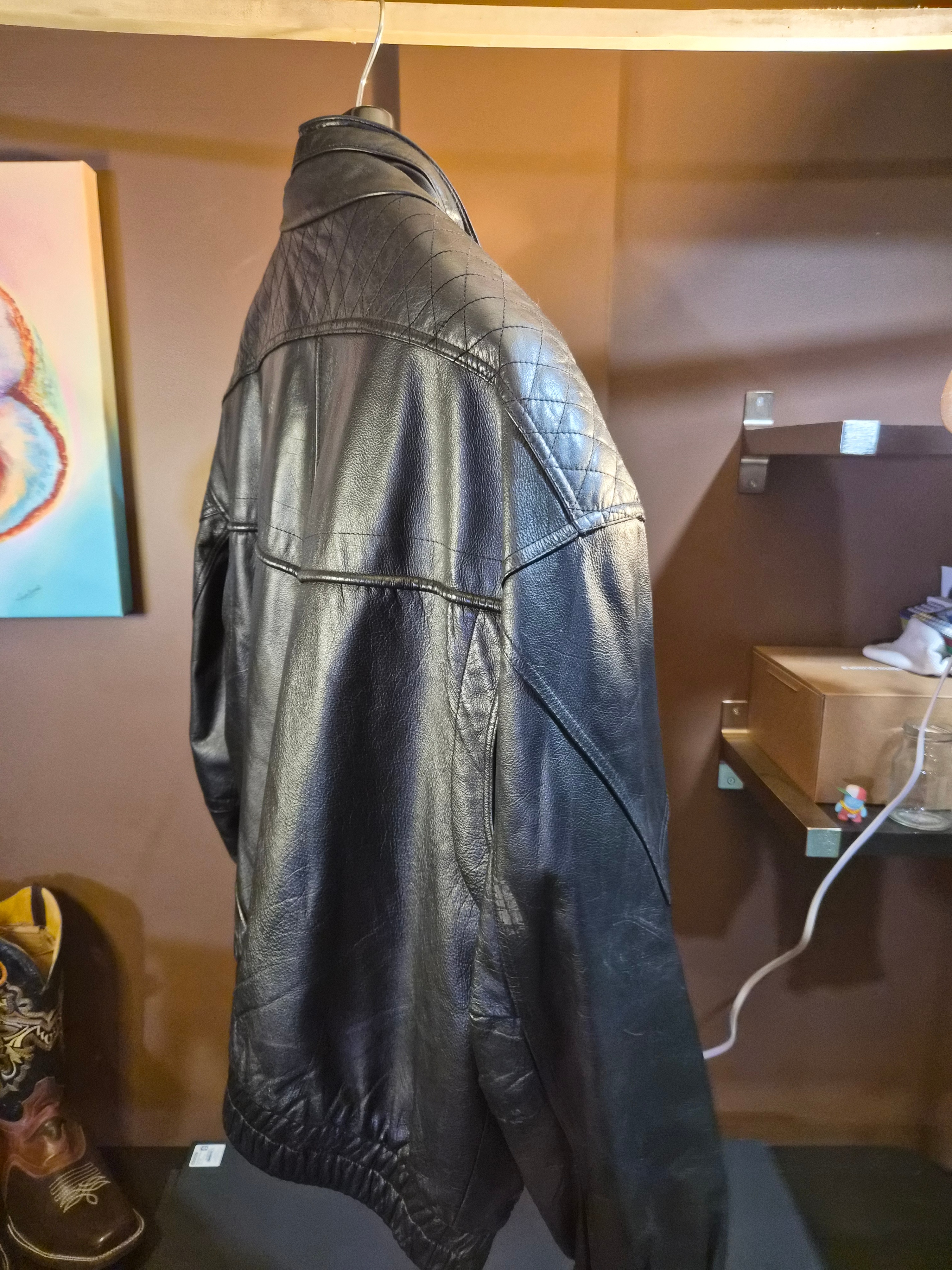 Boutique of Leathers Black Genuine Leather Jacket X-Large - photo 3
