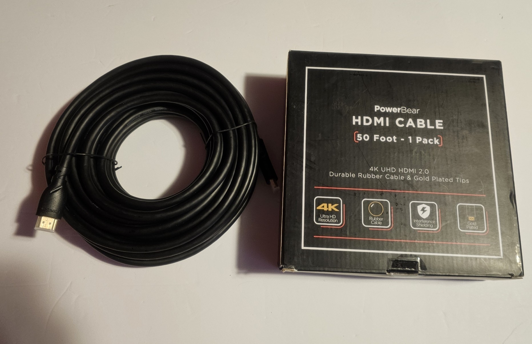 NEW PowerBear 4K HDMI Cable – 50 ft - photo 5