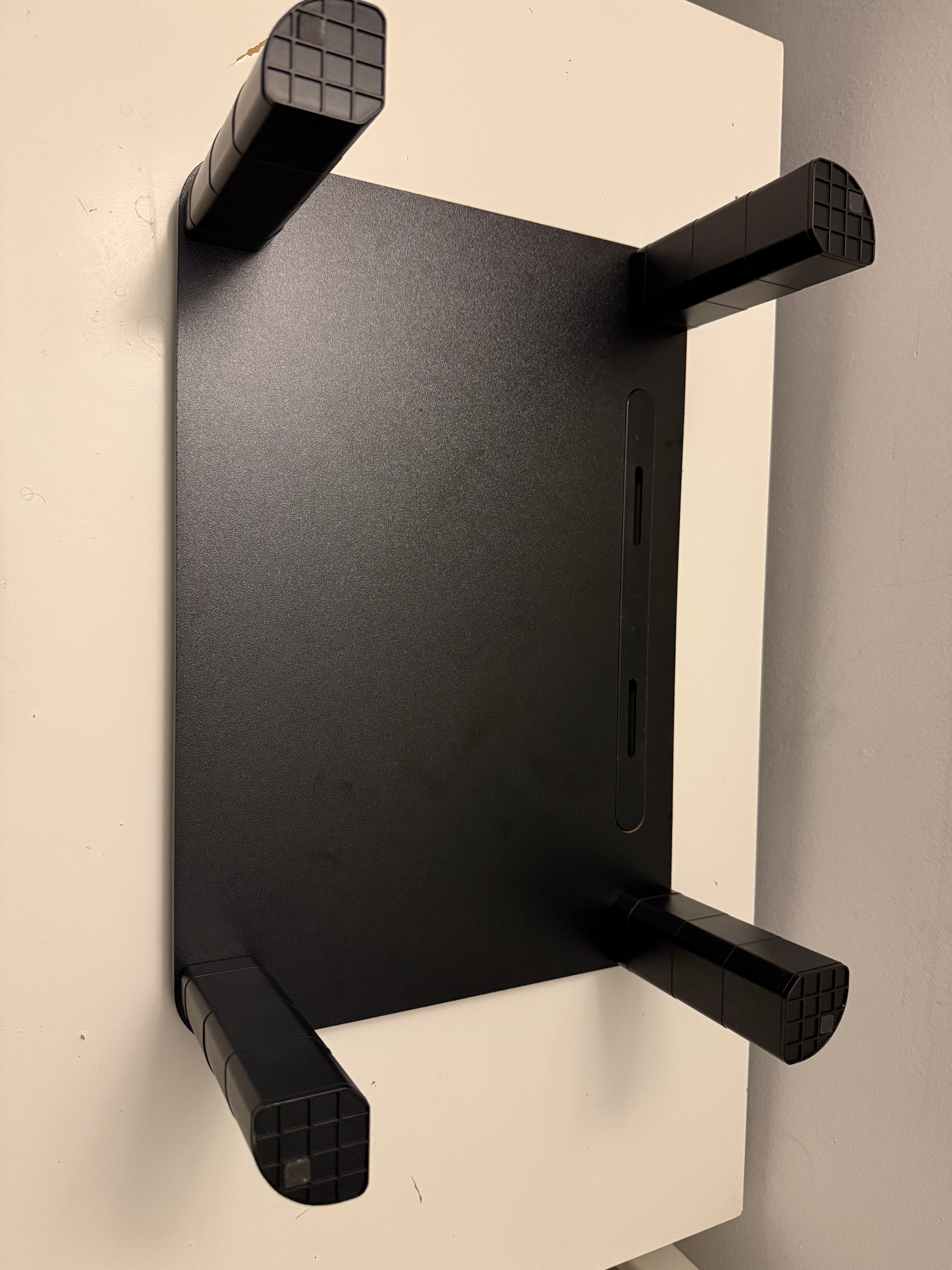 Monitor Riser & Laptop Stand with Device Slot (Black) - photo 3