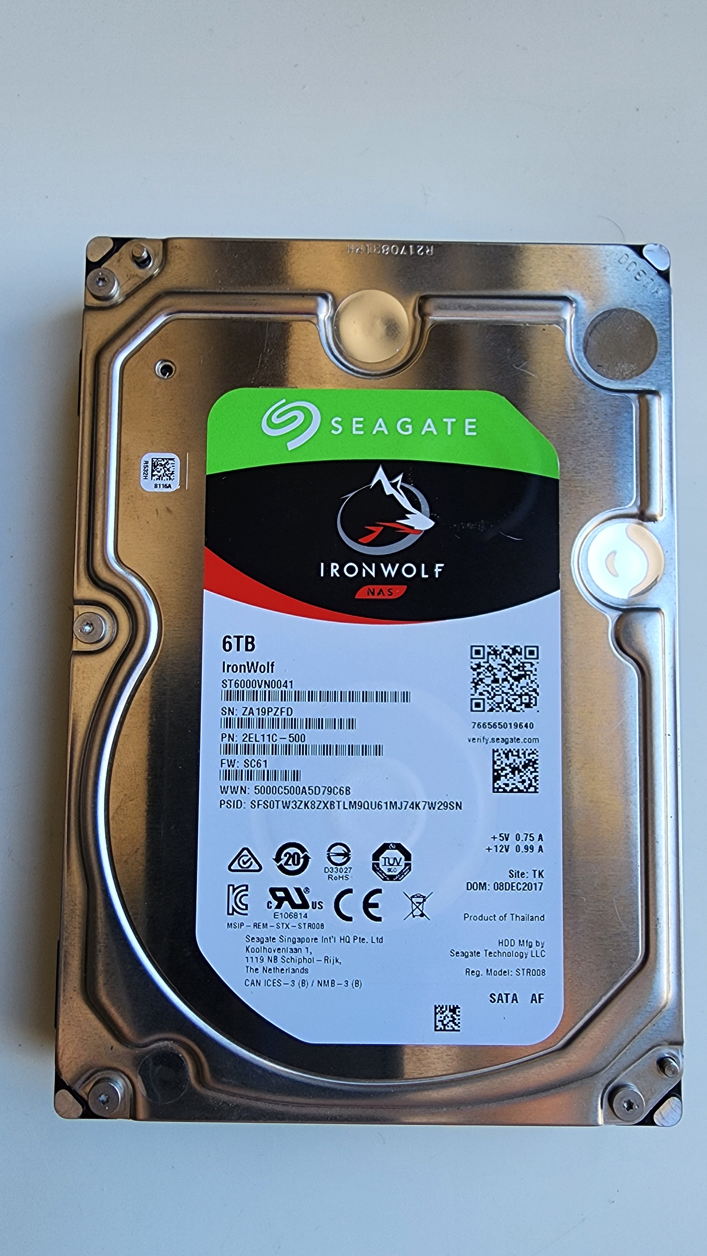 Seagate 6TB HDD