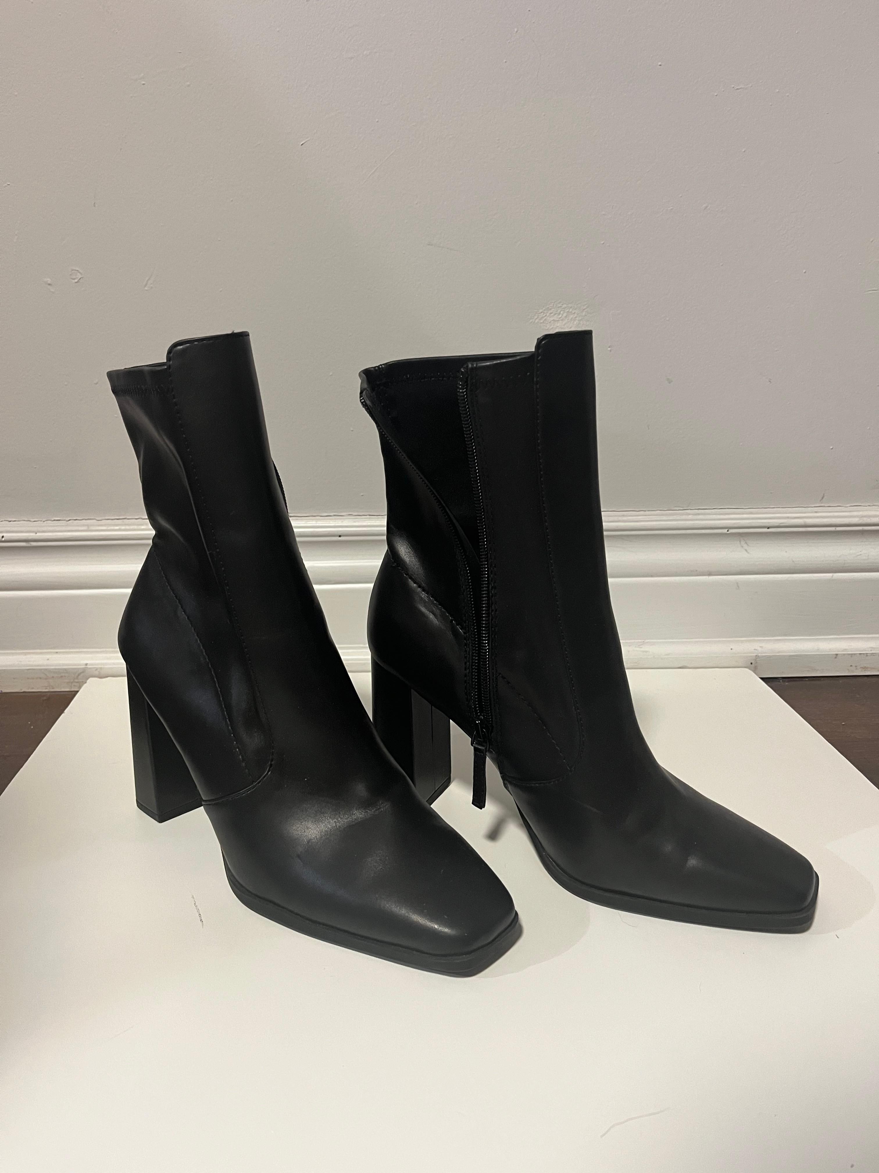 ALDO Women's Laurella Ankle Boot, Black, Size 10