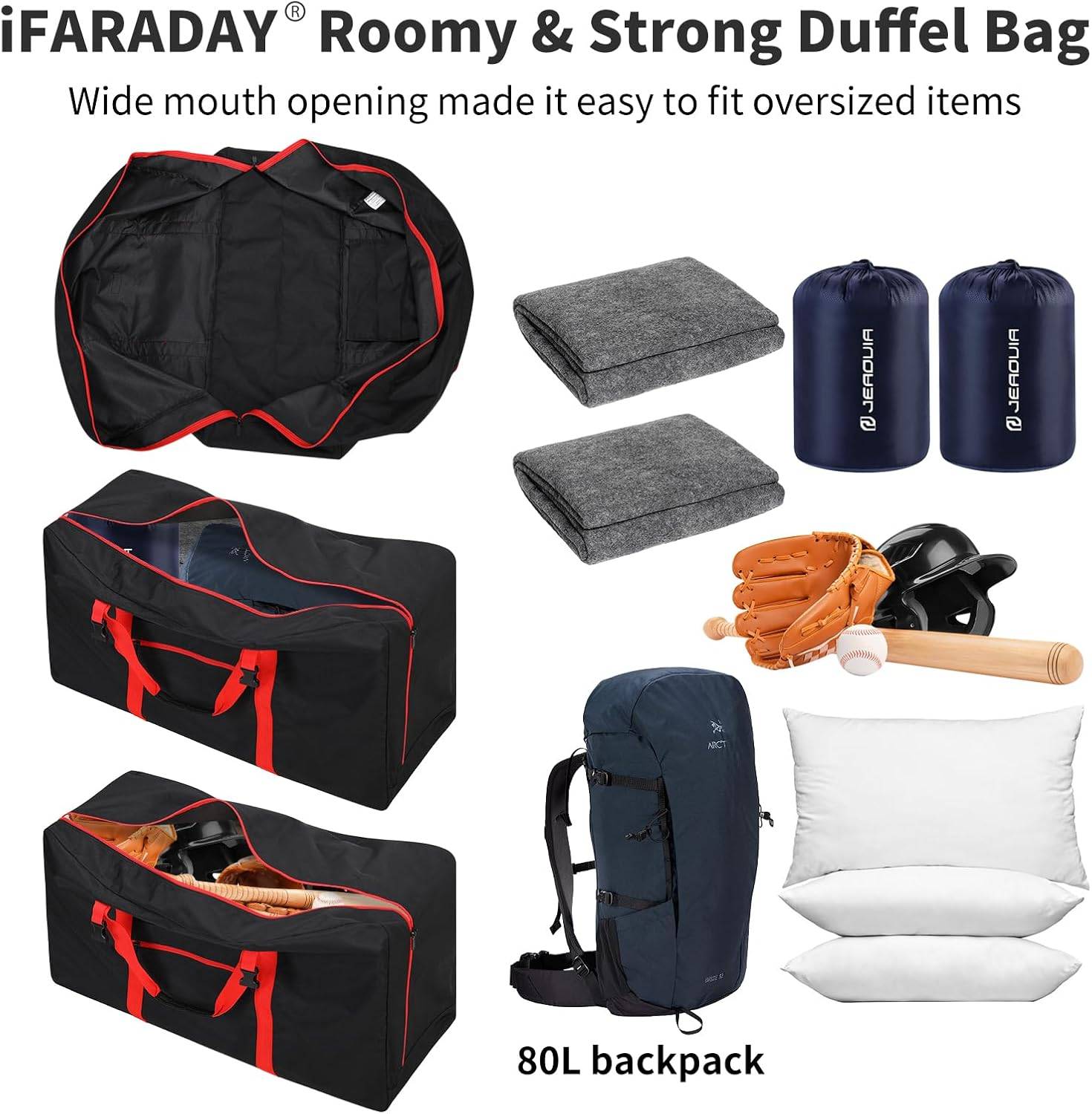 Duffel Bag 110L - 32.5 inch iFARADAY Extra Large - photo 3