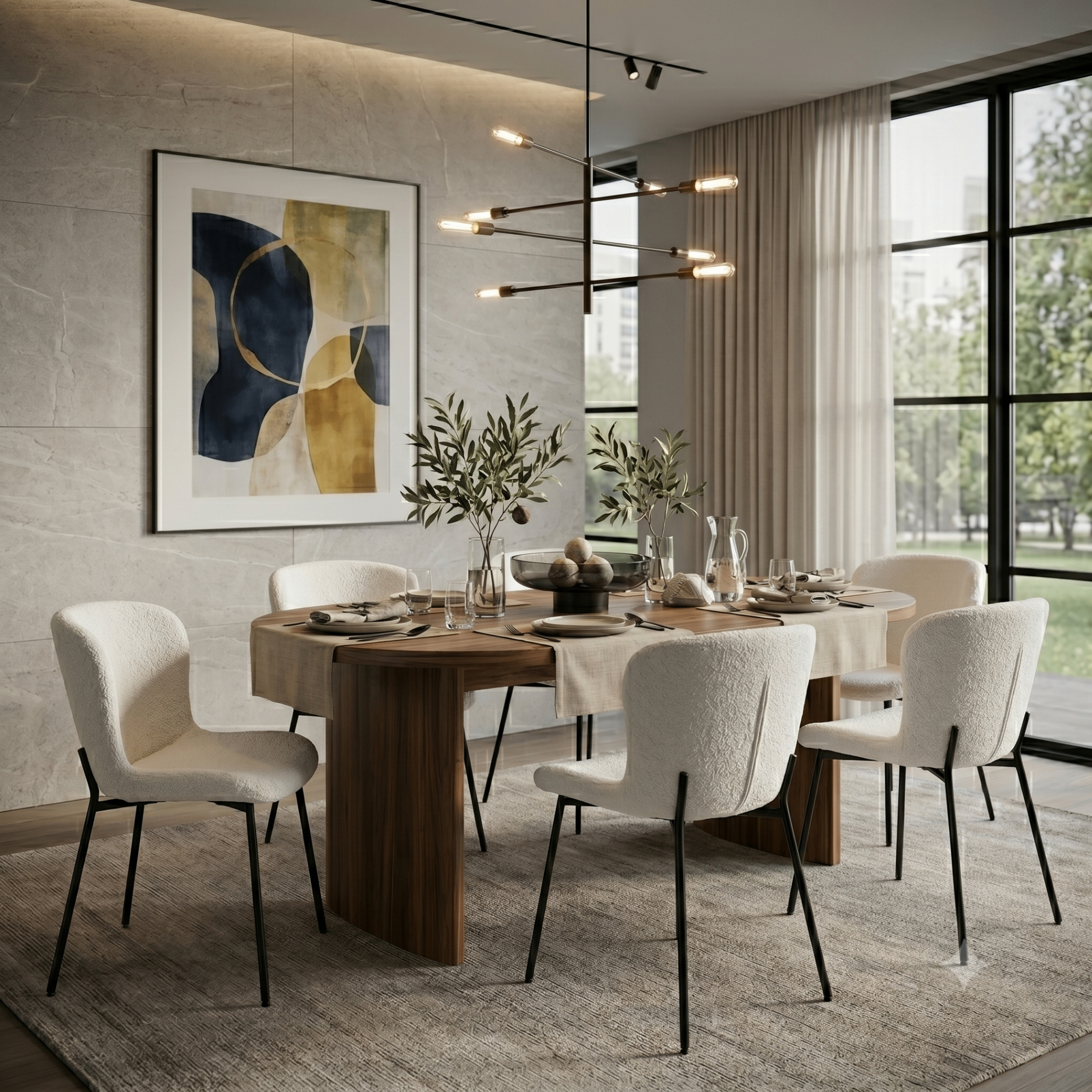 Placida Decor | Brand New Dining Chairs | Boucle fabric - photo 5