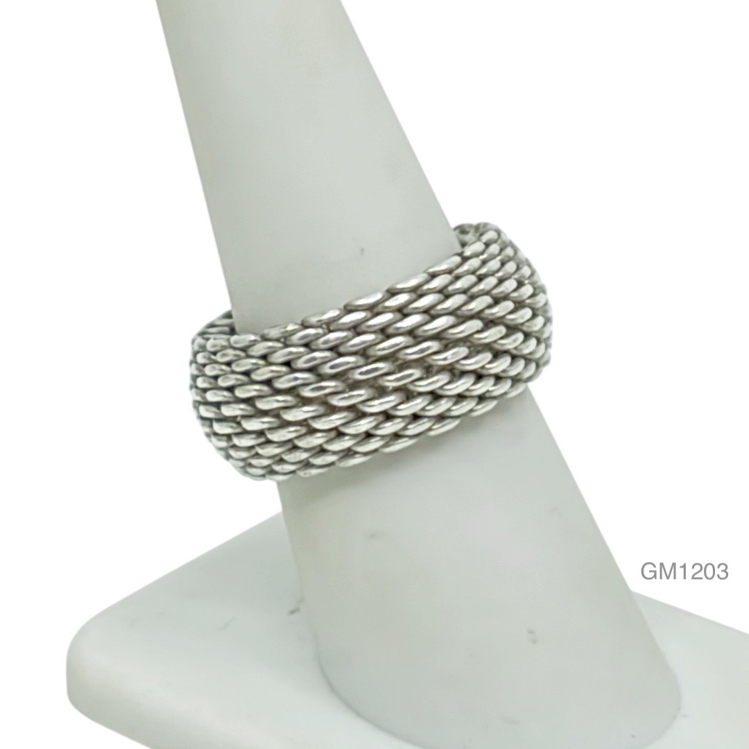 Tiffany & Co sterling silver somerset ring - GM1203 - photo 2