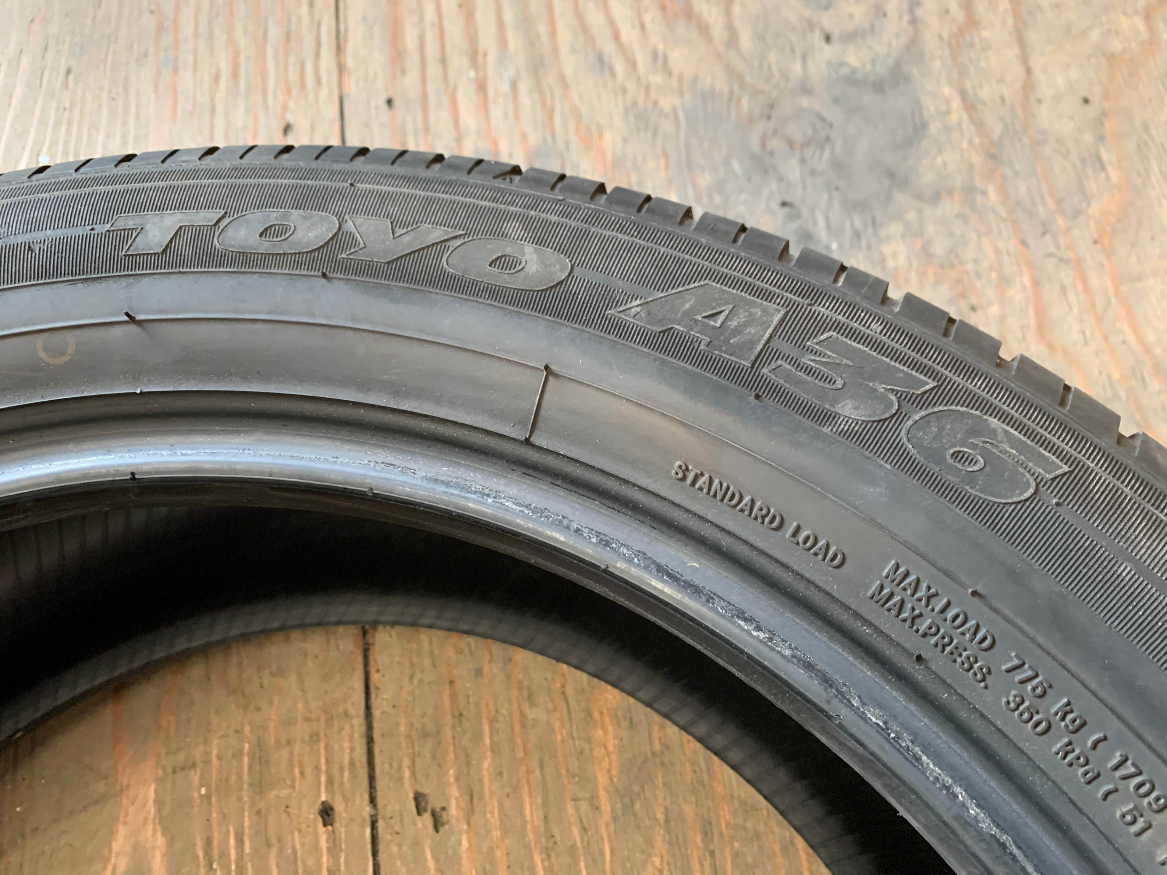 1 X single 225/55/19 99V M+S Toyo A36 with 70% tread - photo 5
