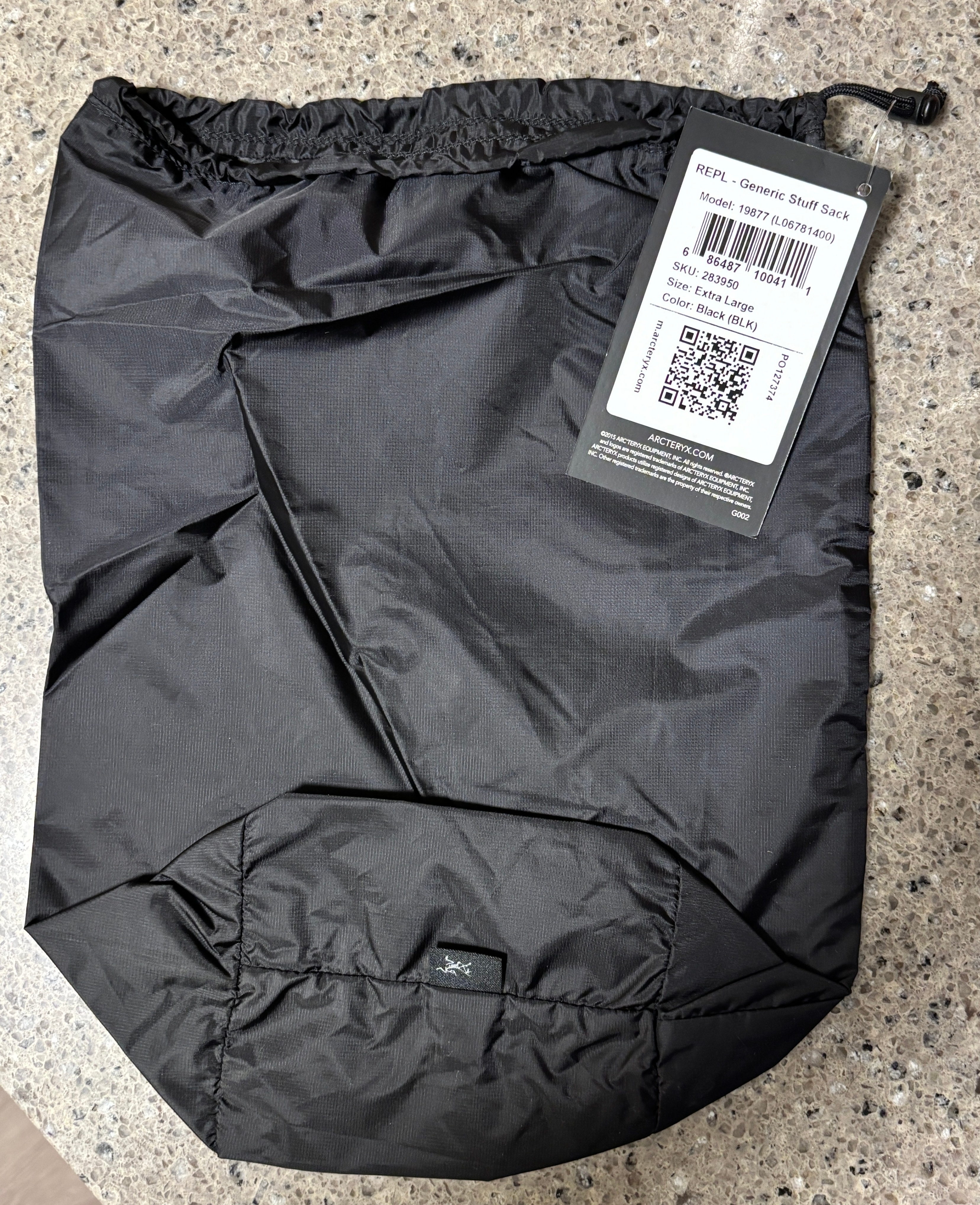 Arc’teryx Stuff Sack-Black XL