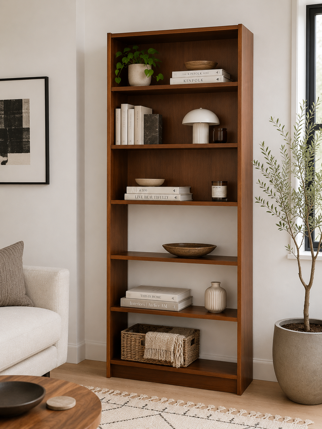 IKEA Bookcase / Storage Shelf – 80cm W x 202cm H x 28cm D - photo 2