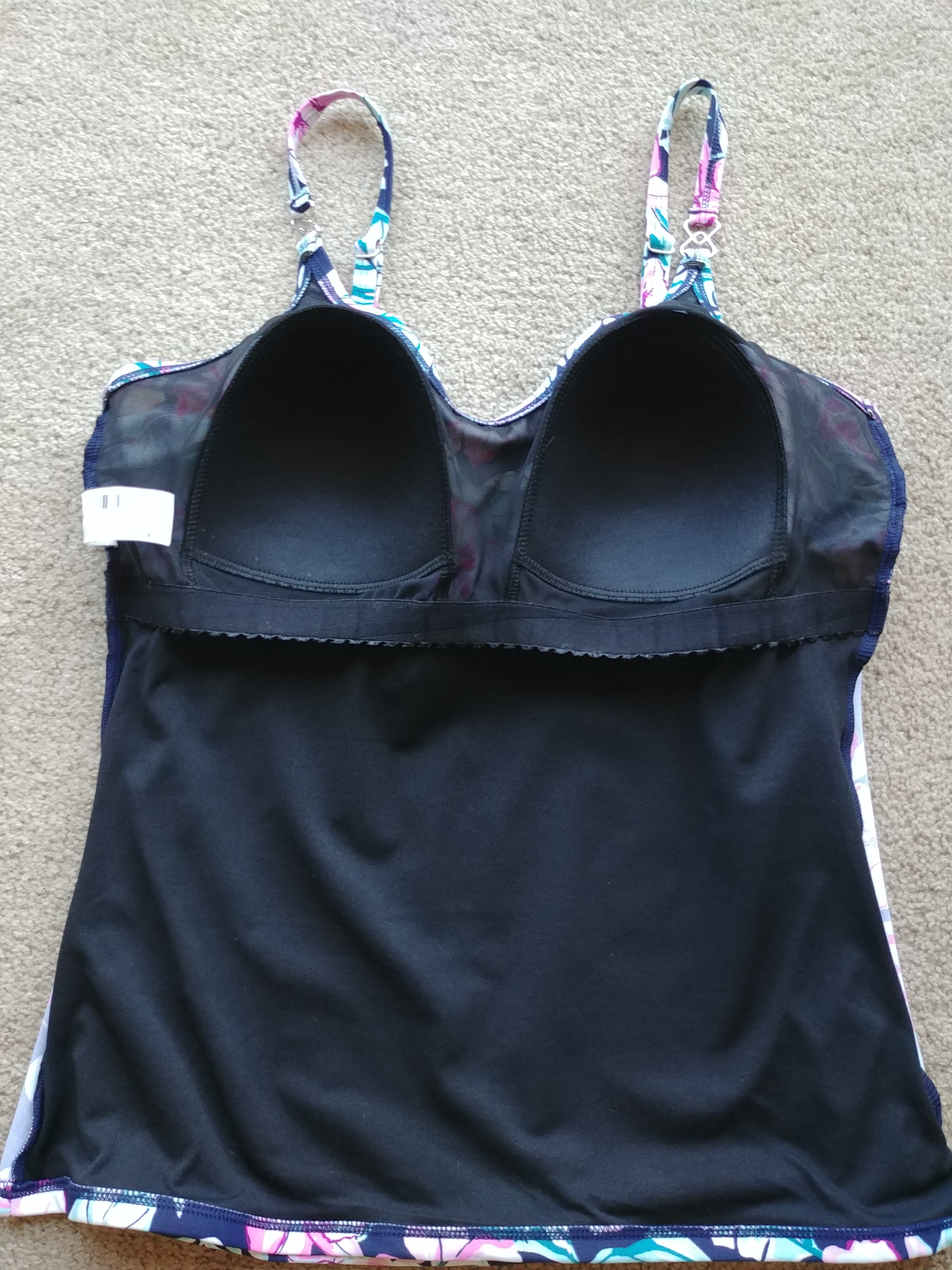 Krista Tankini Swim Top & Bottoms, Size XL , Like New - photo 4