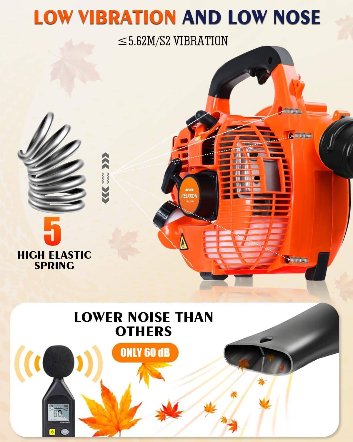 RELAXION Leaf Blower - Orange - photo 2