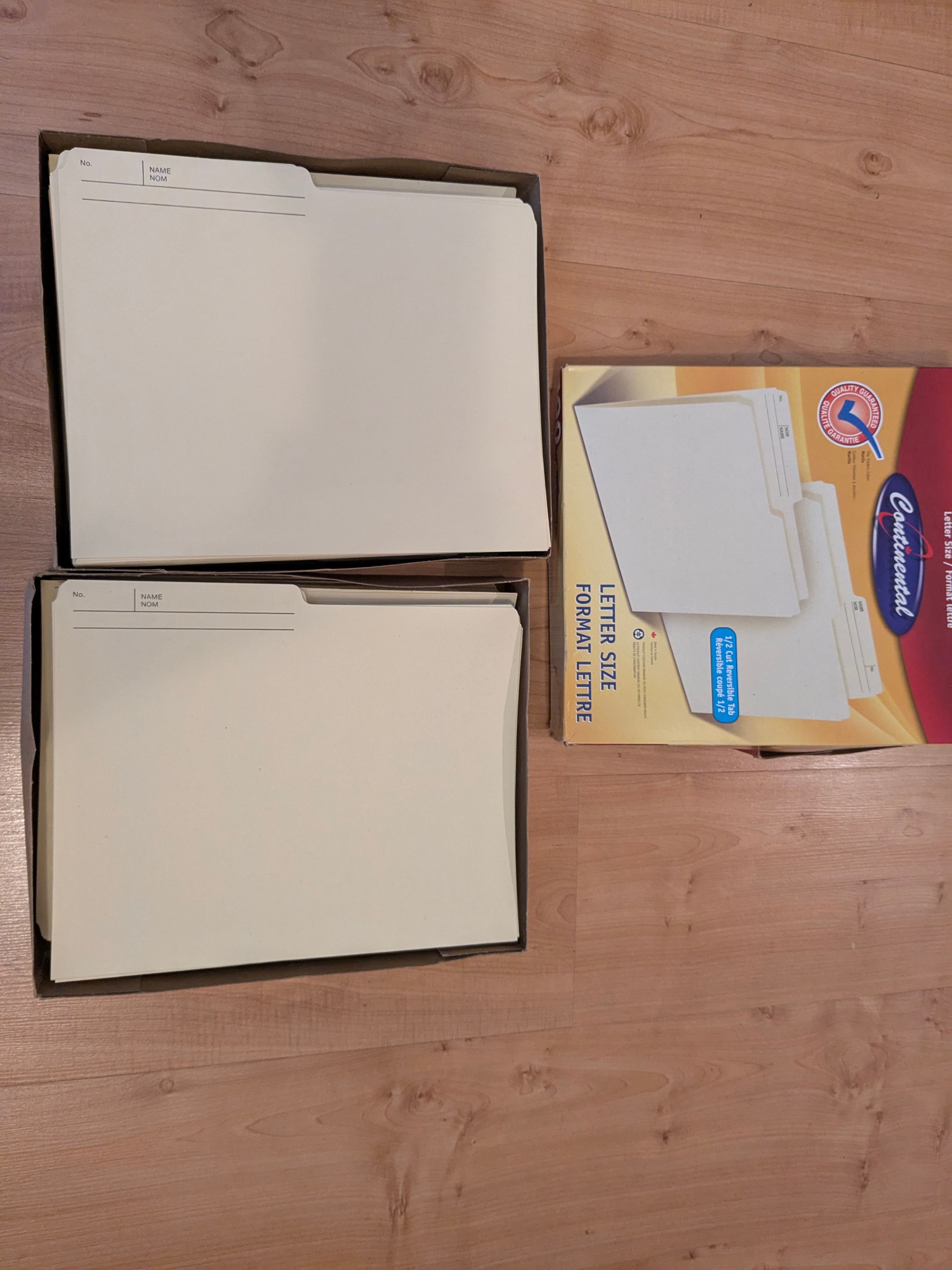 Continental Manila File Folders, Letter-size +-190 total - photo 2