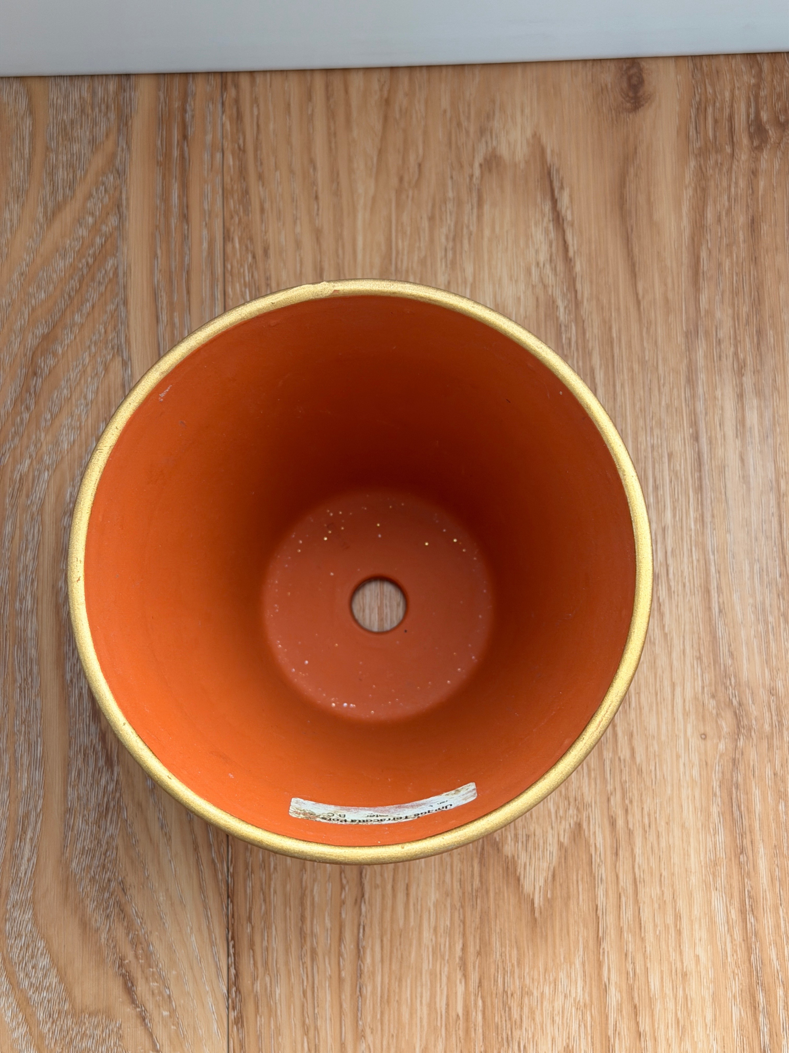 Terracotta plant pot, Christmas design - photo 2