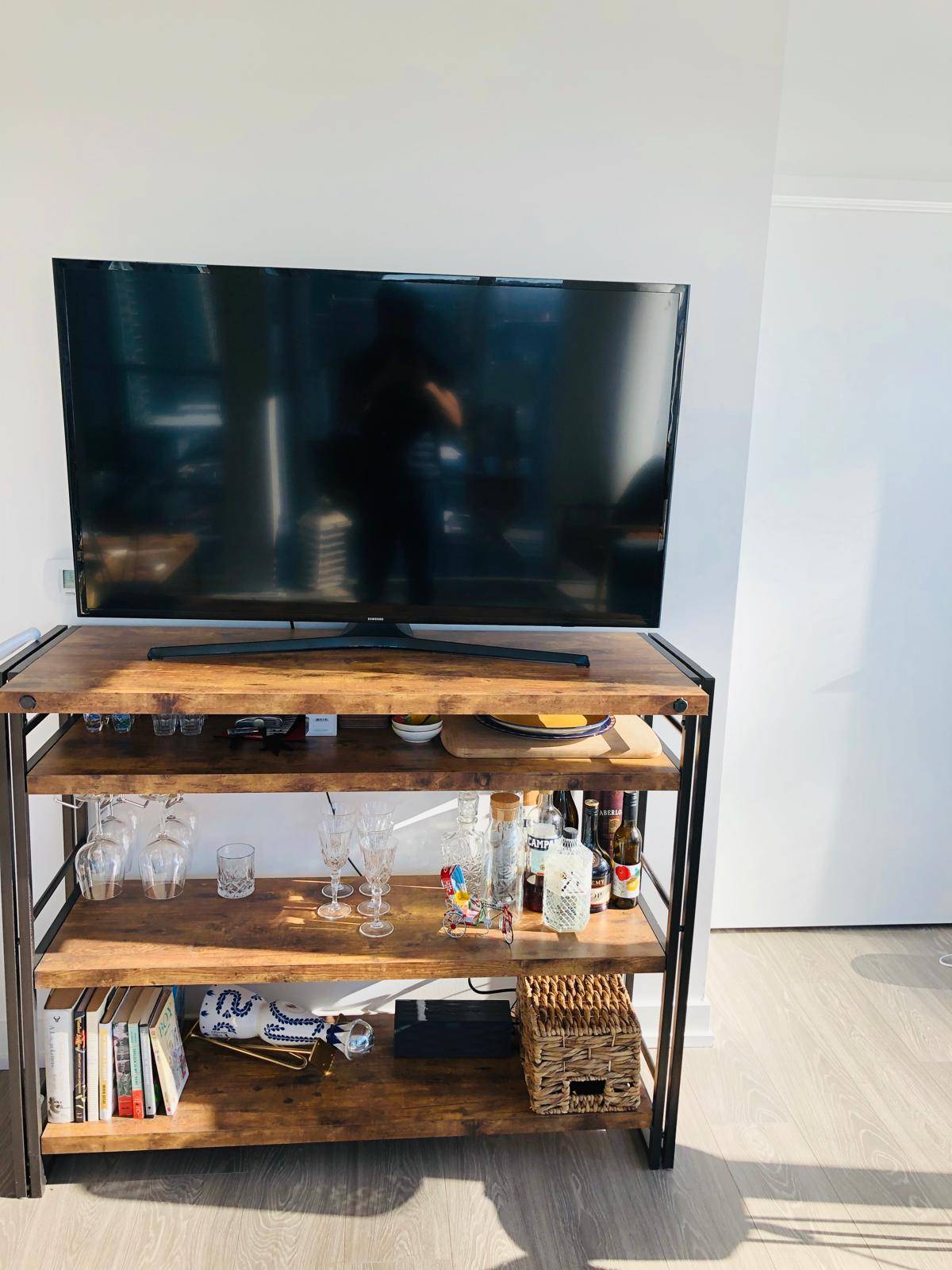 Rustic Industrial Bar Console