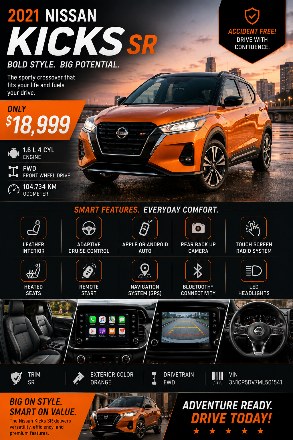 2021 Nissan Kicks SR