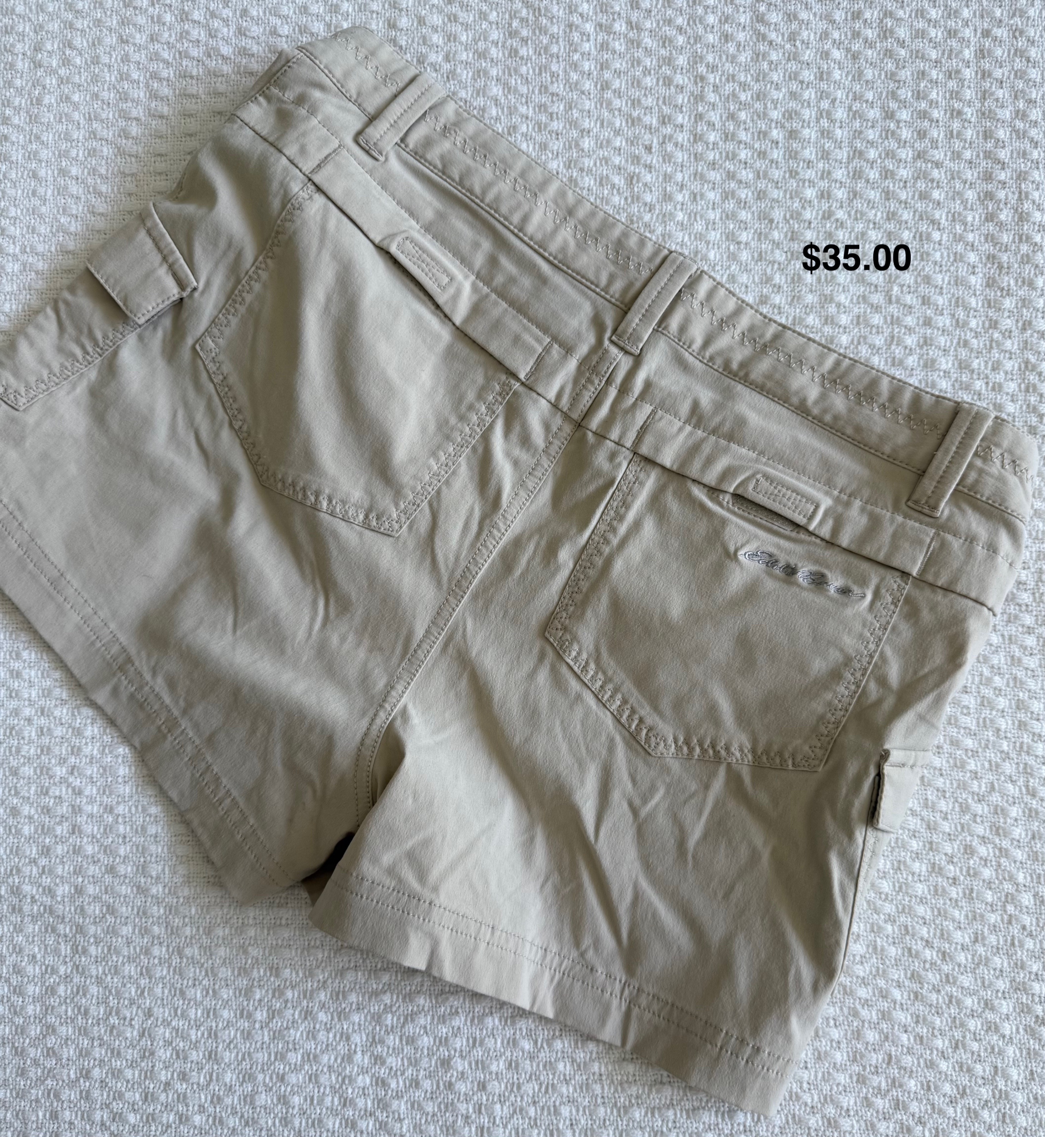 Eddie Bauer Khaki Cargo Shorts Size 8 - photo 2