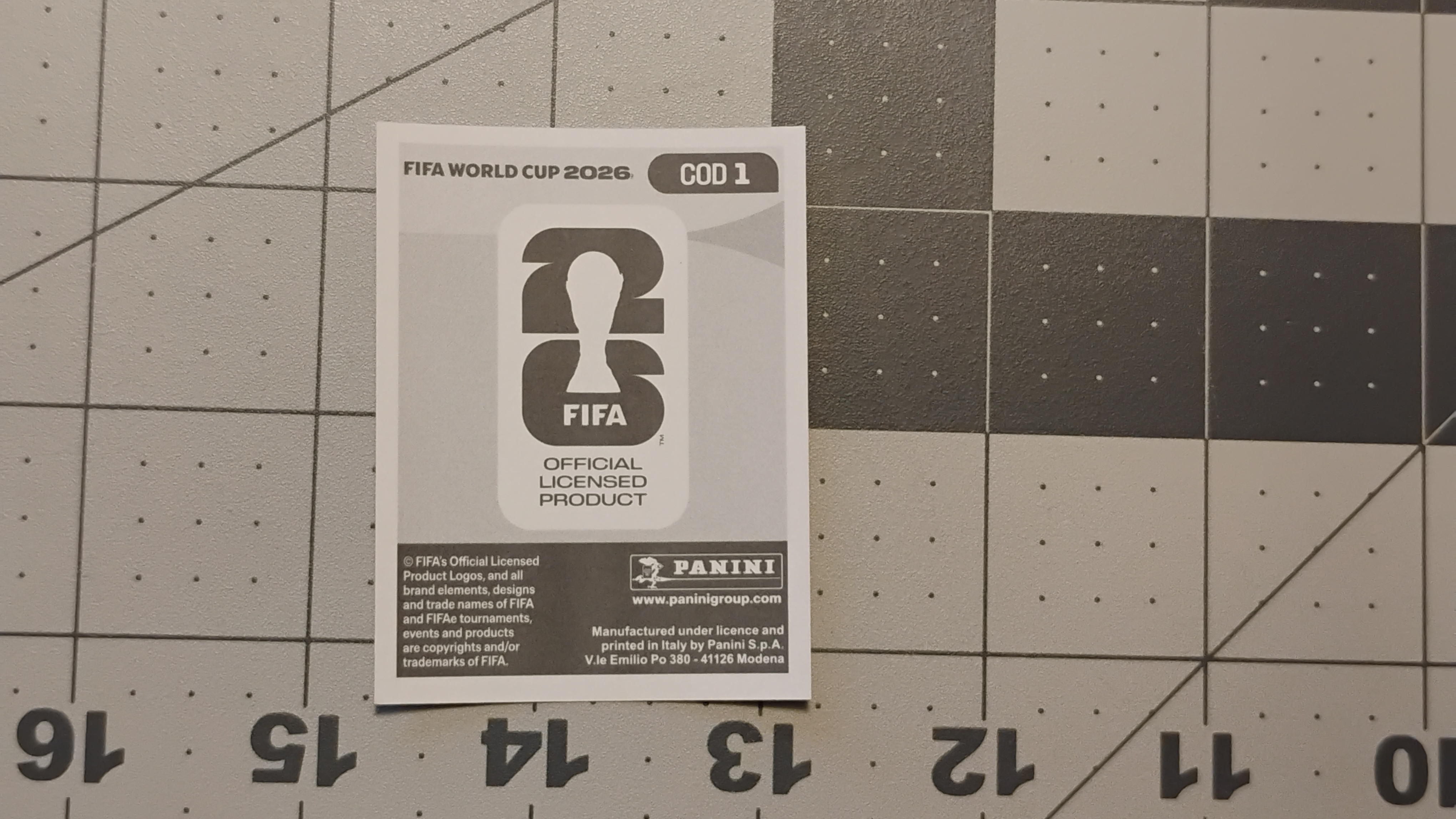Congo DR COD 1 FIFA World Cup 2026 Panini Sticker - photo 2