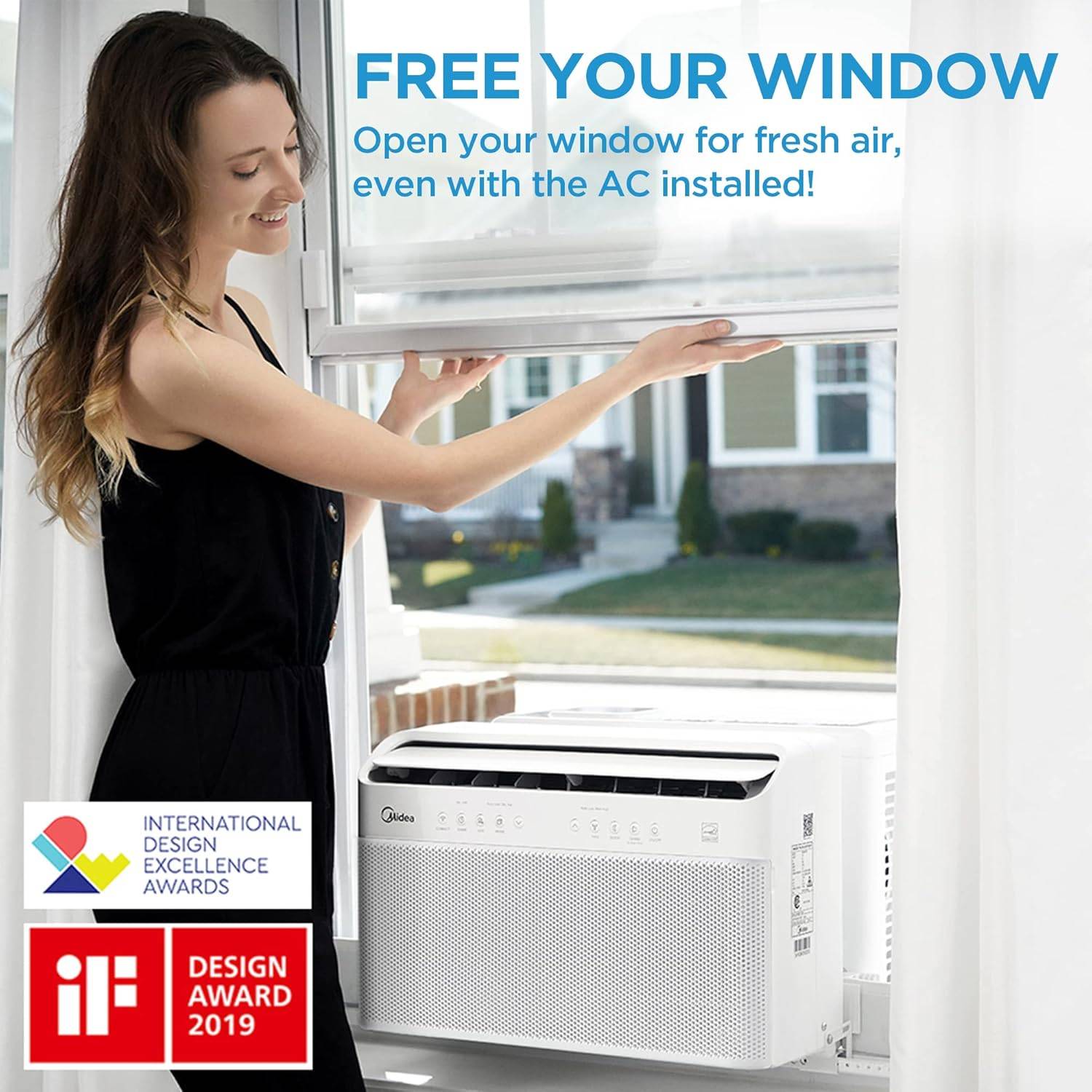❄️🔇 Midea 8,000 BTU U‑Shaped Smart Inverter Window AC – - photo 5
