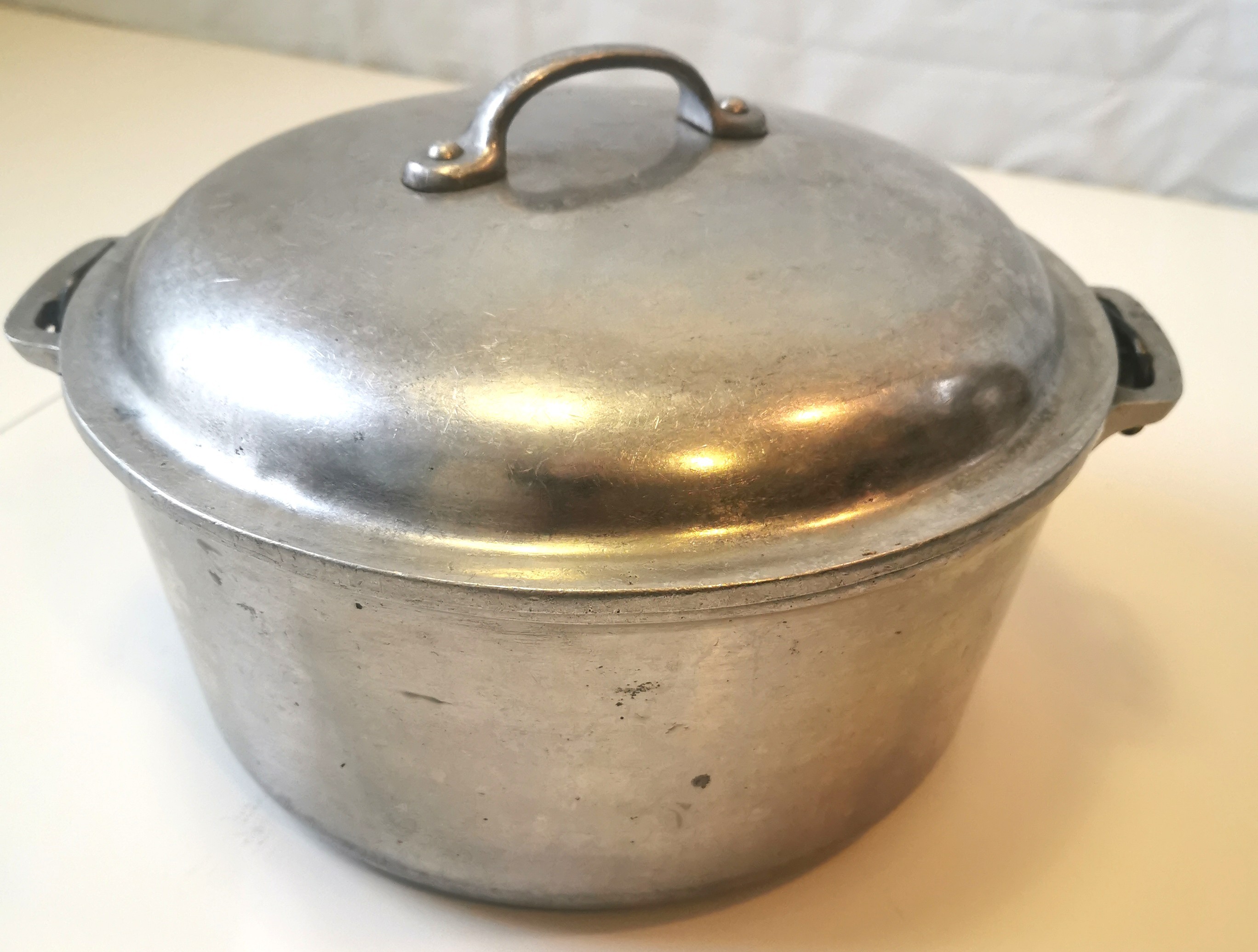 Heavy Duty Cast Aluminum Dutch Oven Lid Majestic Cookware 1950s