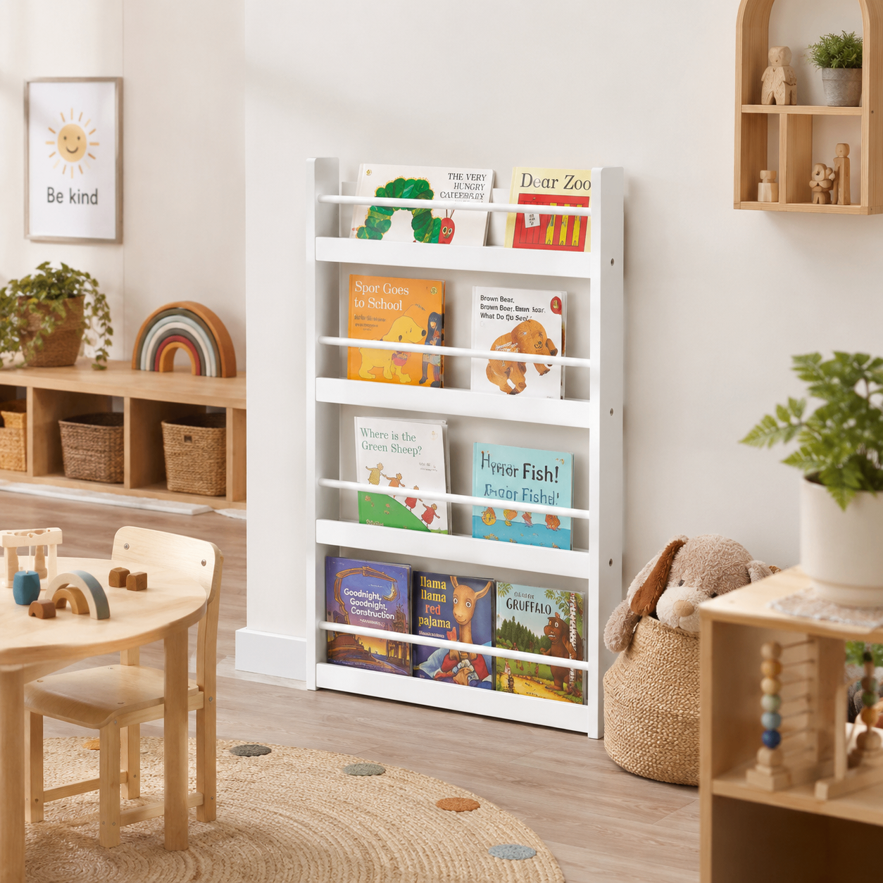 Kids 5-Tier Book Storage & Display Rack - photo 3