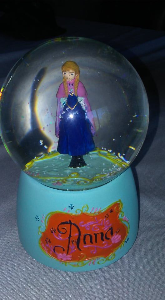 Disney Frozen Anna Musical Snowglobe (New) - photo 2