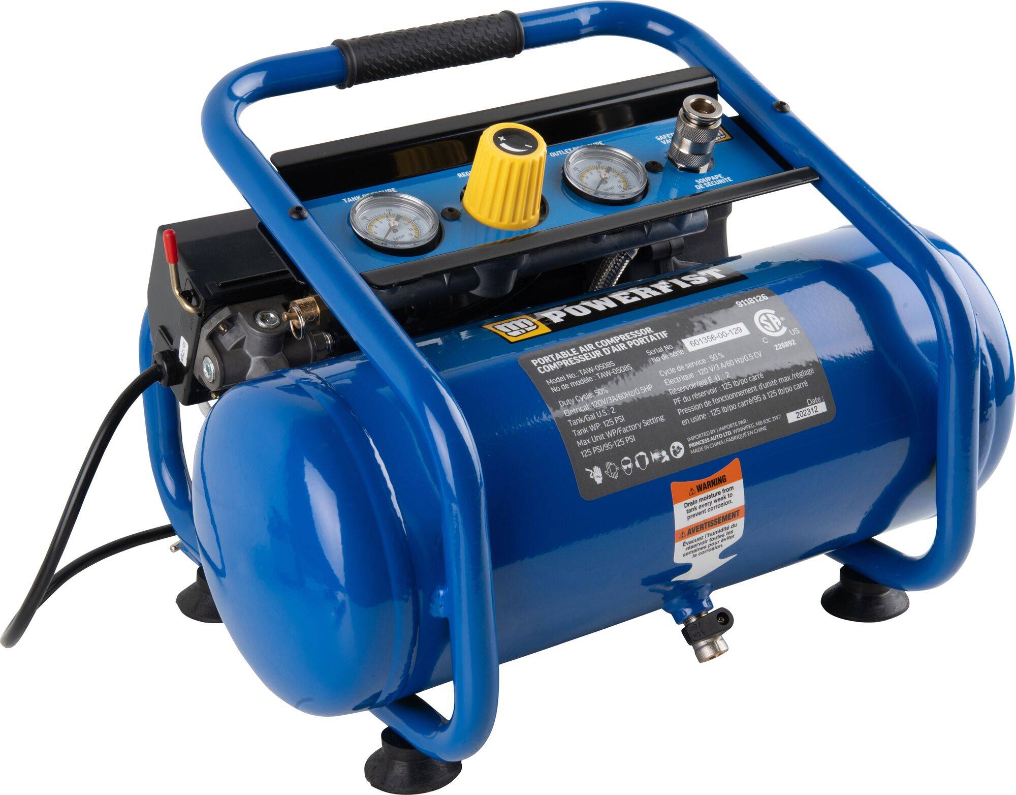 2 Gallon Portable Quiet Air Compressor - photo 5