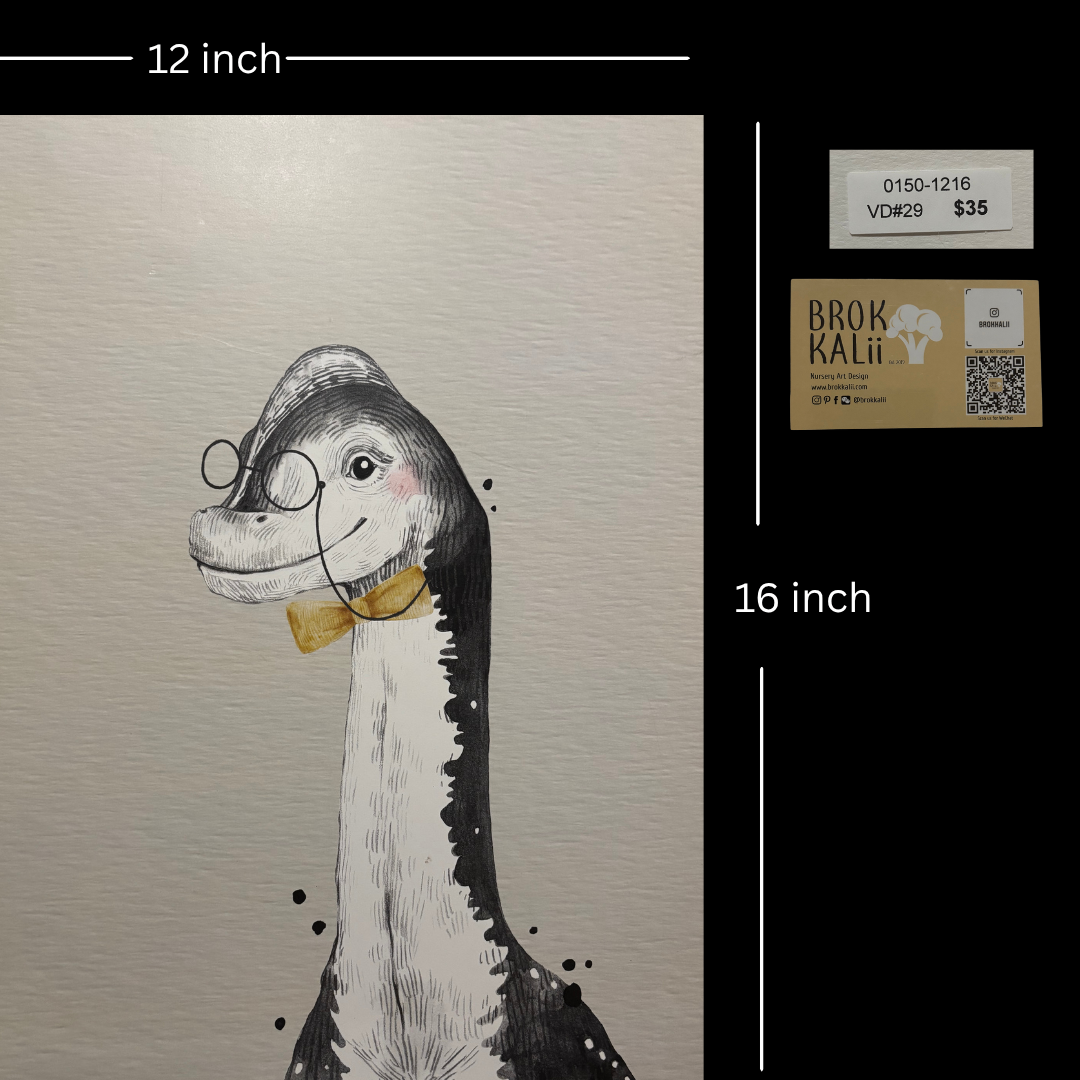 Goose Art Print – 12” x 16” Nursery Wall Decor - photo 2
