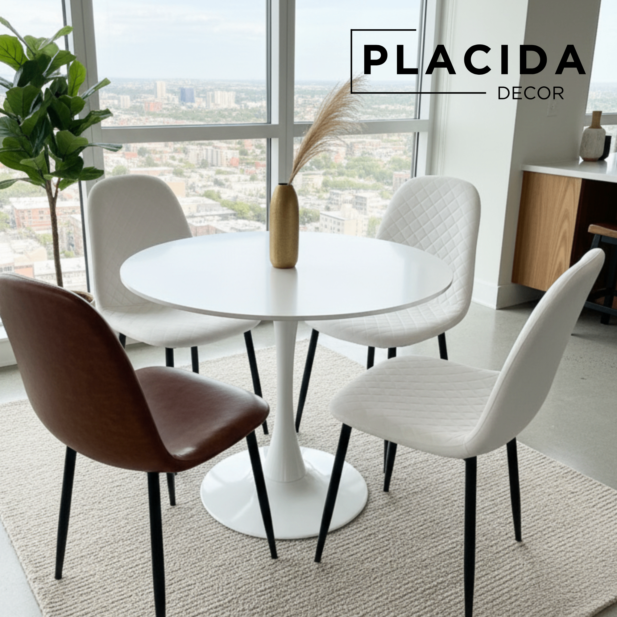 New Round Tulip Dining Table - Marina 100CM Clearance - photo 2