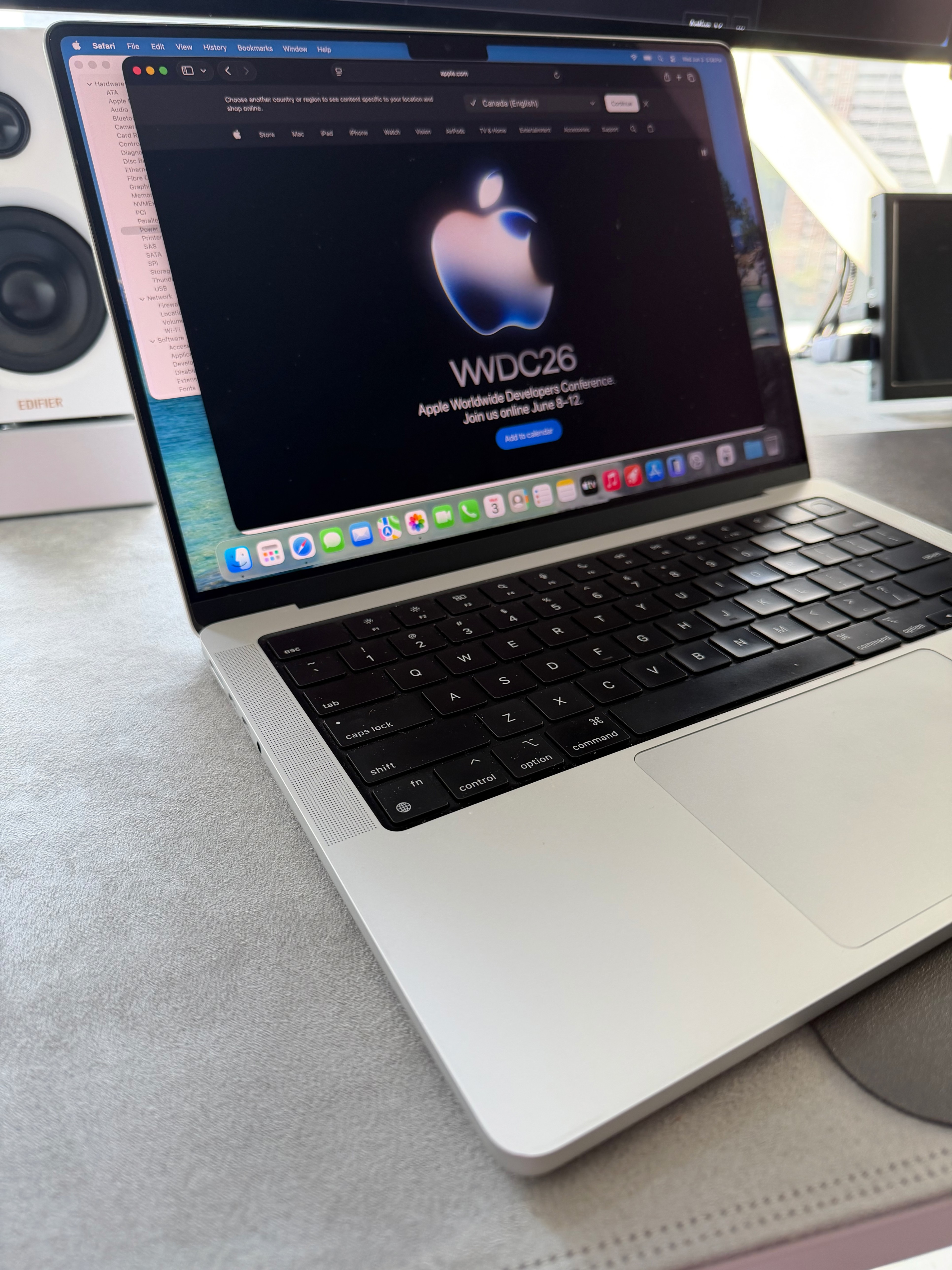 MacBook Pro 14" (2021) - M1 Pro | 16GB RAM | 1TB SSD - Silver