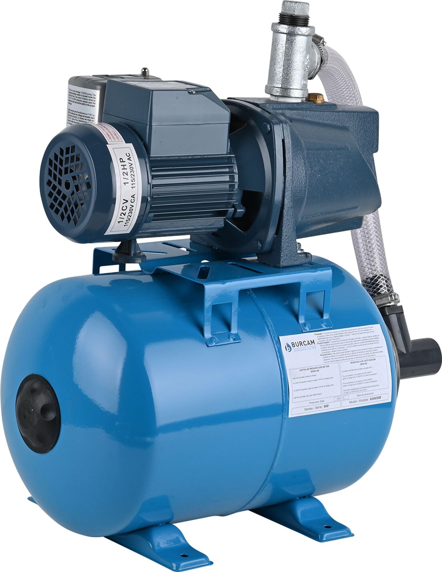1/2 HP Shallow-Well Jet Pump with Pressure Tank - photo 4