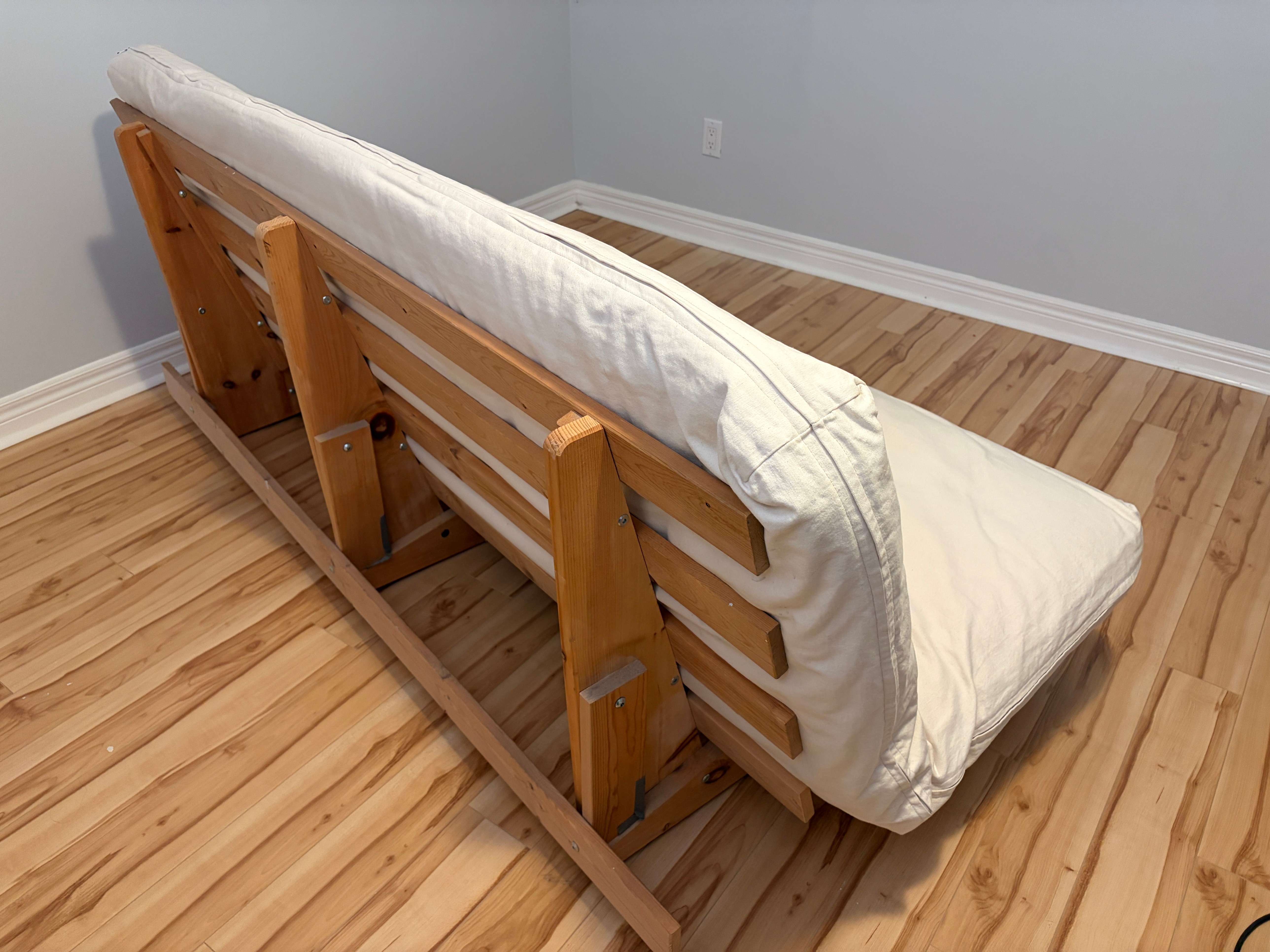 Wooden Futon/Sofa Bed with Mattress - photo 3