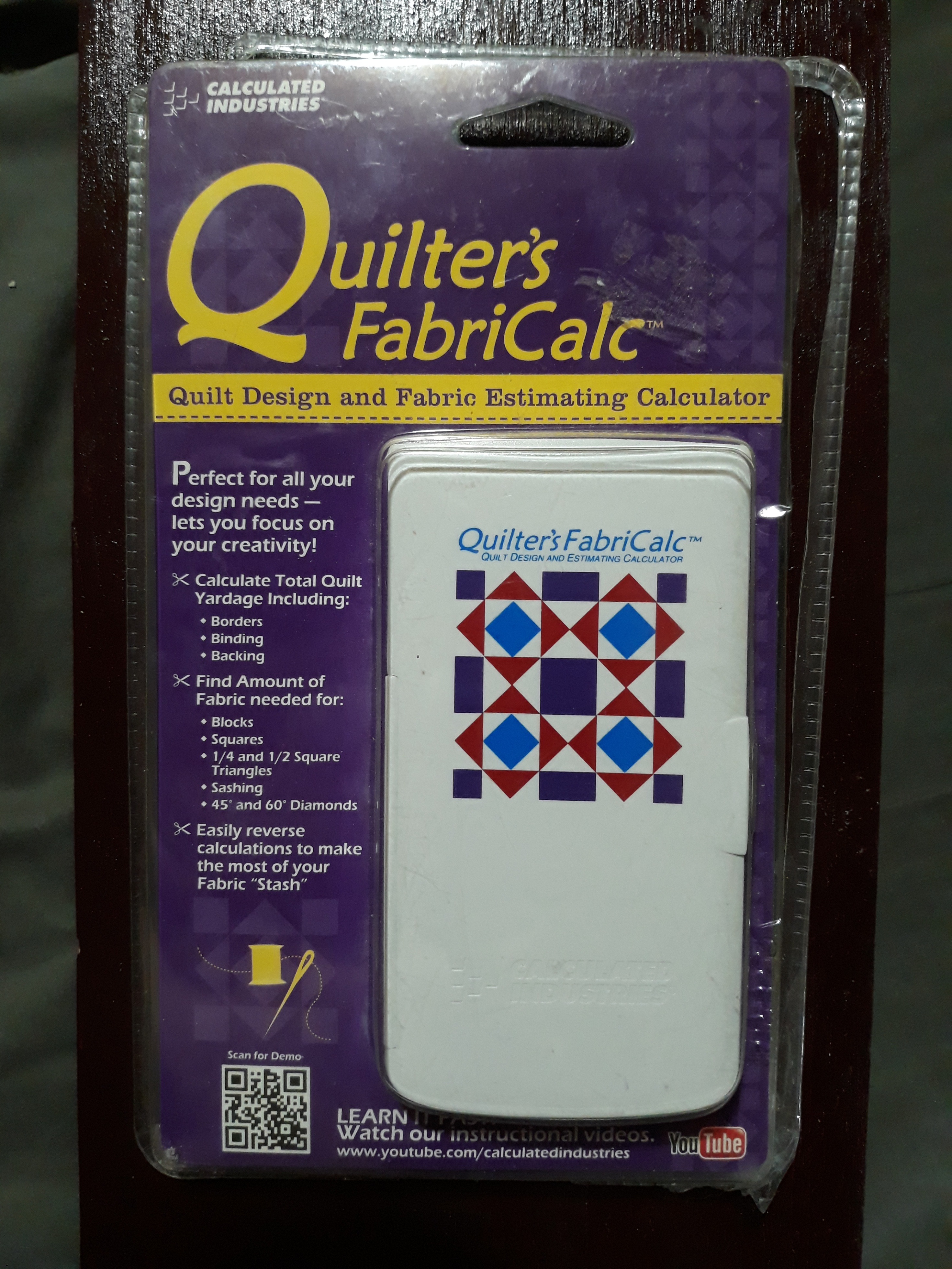 Calculated Industries Quilter's FabriCalc Quilt Estimator
