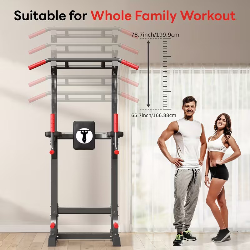 Home Workout Pull-Up Bar & Dip Station – Still in Original Box! - photo 5
