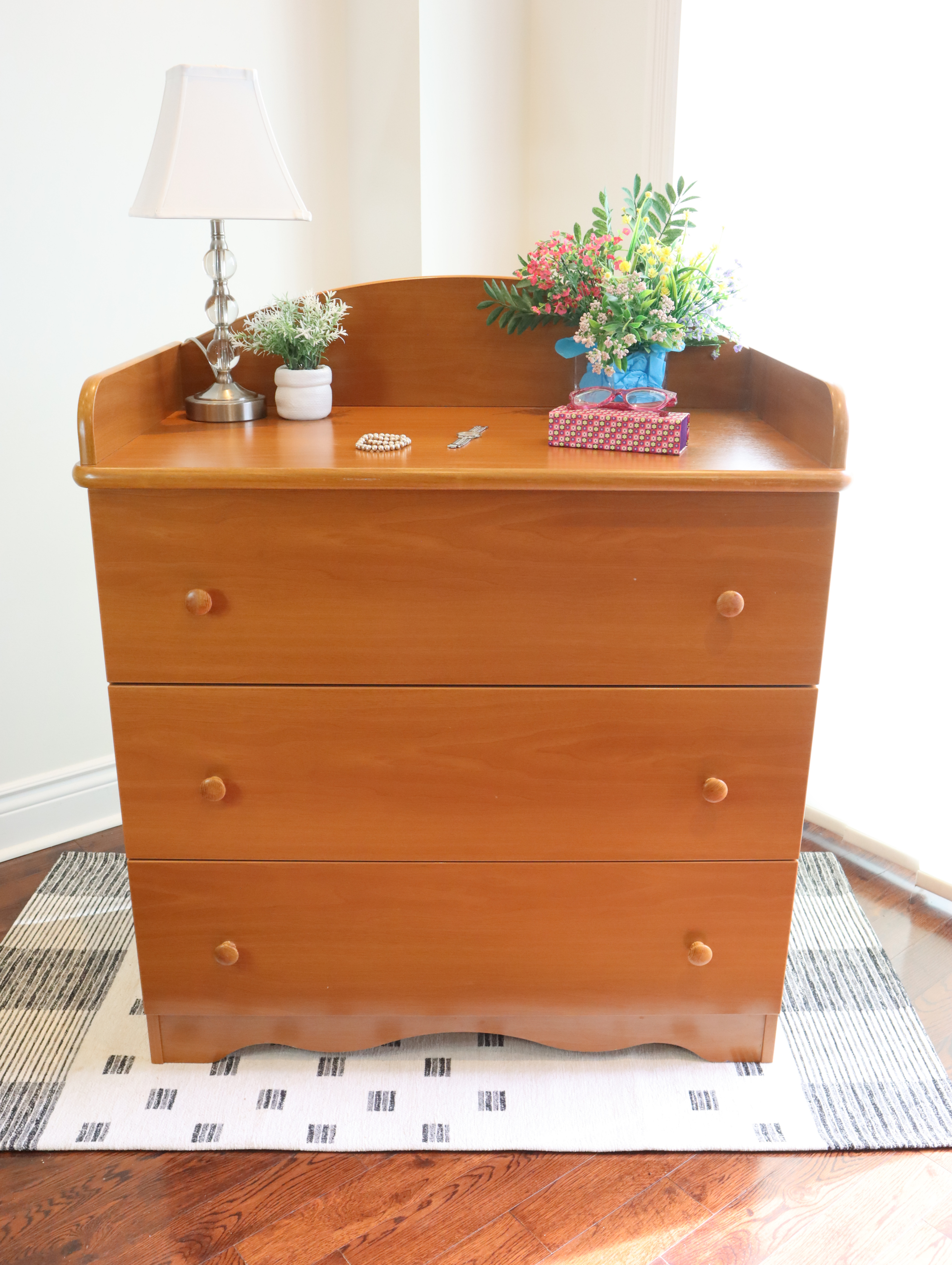 Dresser with Wide Deep Drawers