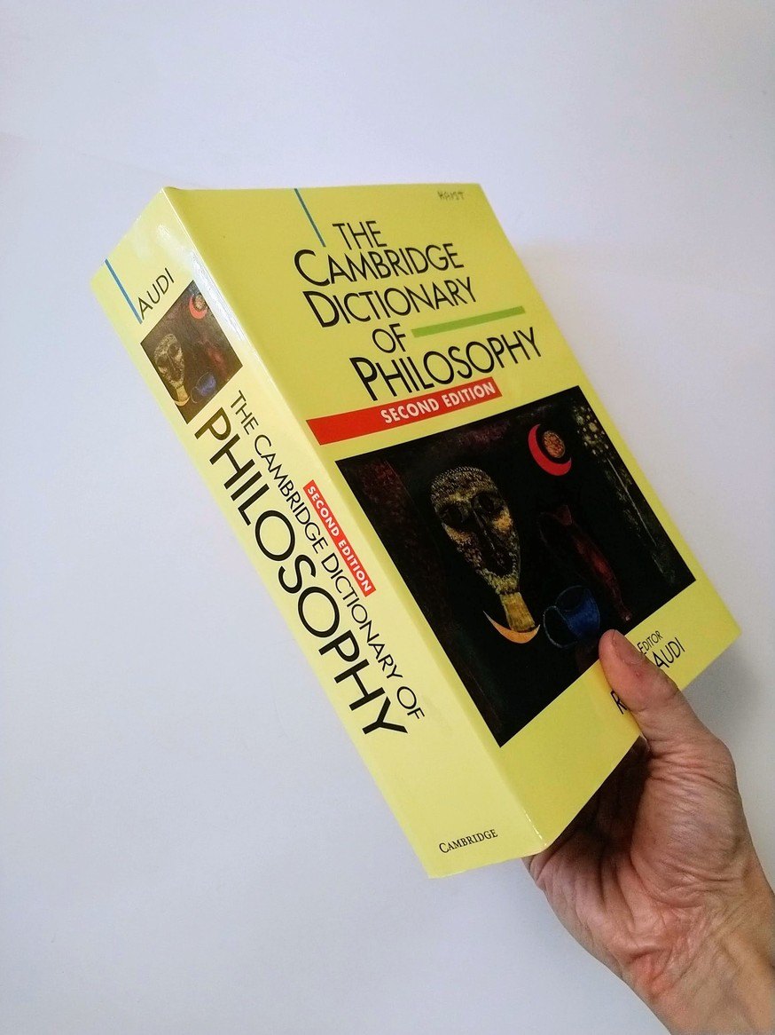 The Cambridge Dictionary of Philosophy! - photo 3