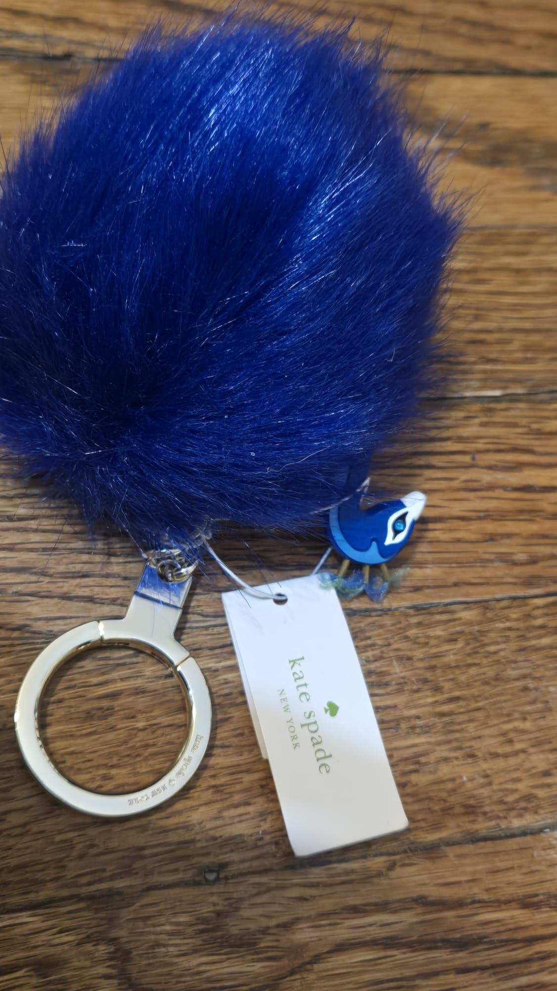 Kate Spade New York Peacock Charm Keychain