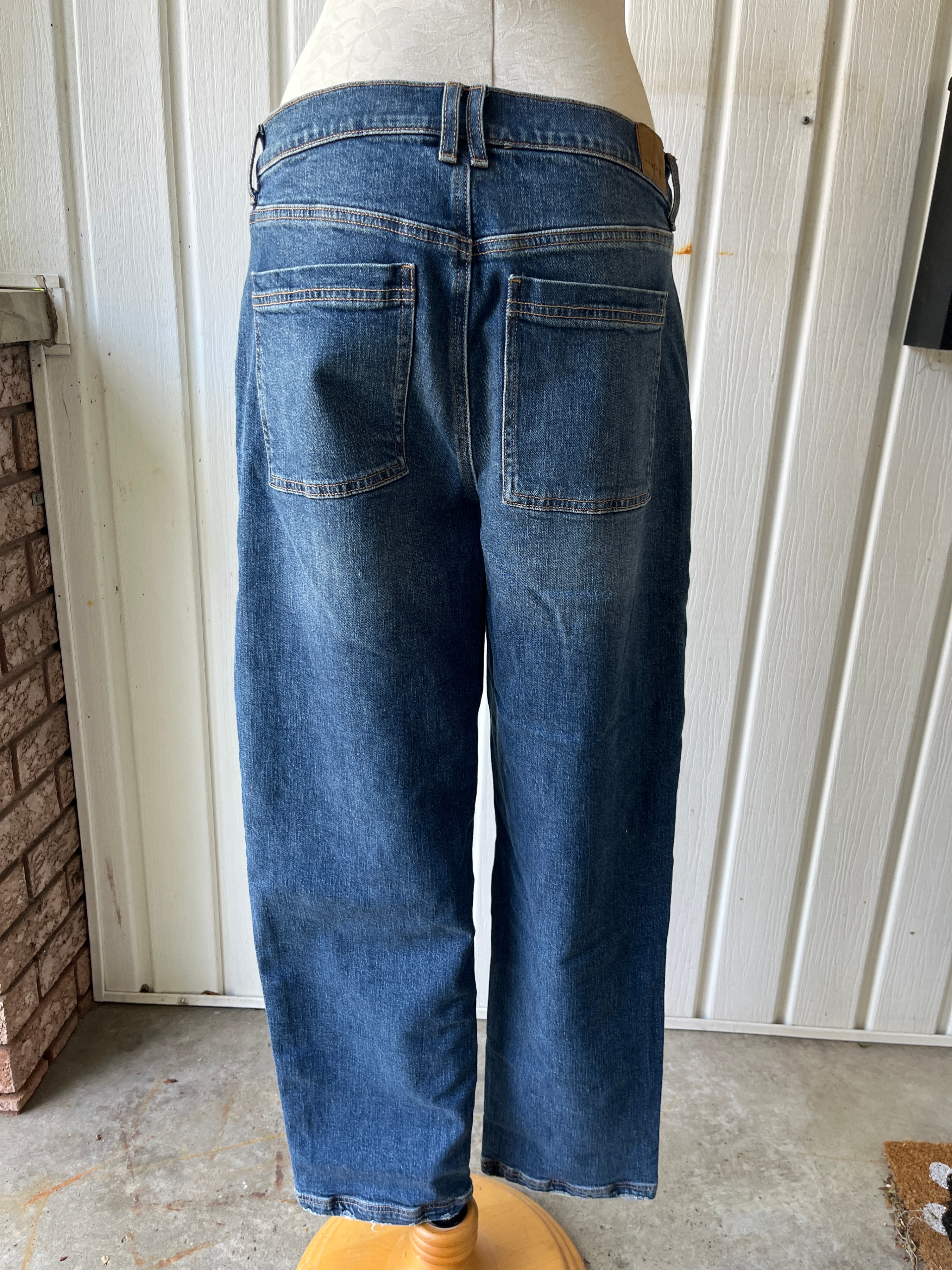 American Eagle Super High Rise Baggy Straight Jeans - photo 2