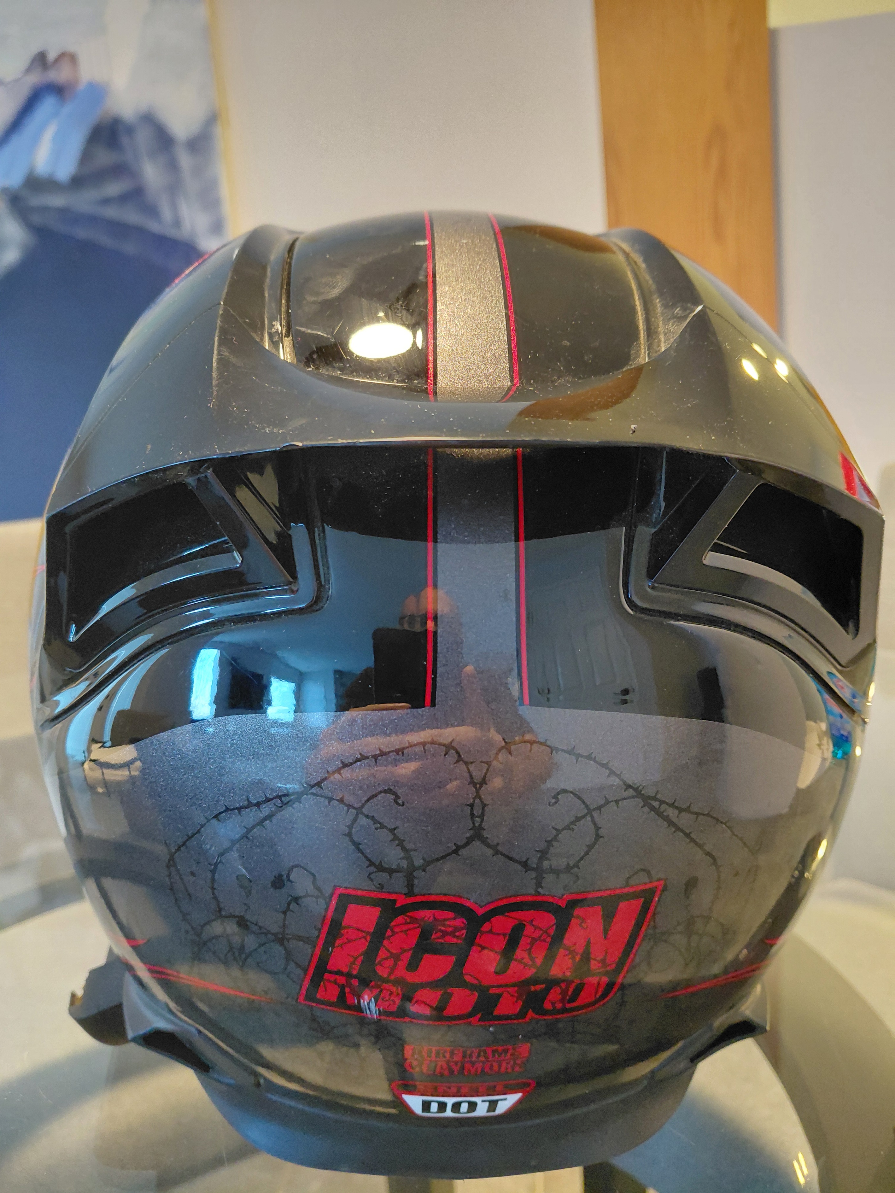 IconMoto Airframe Claymore Motorcycle Helmet - photo 4