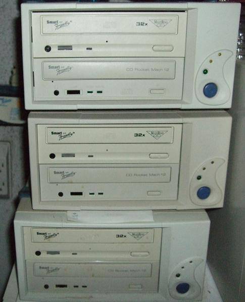 Smart and Friendly CD Rocket Mach 12 CD-ROM Drives (Lot of 3)