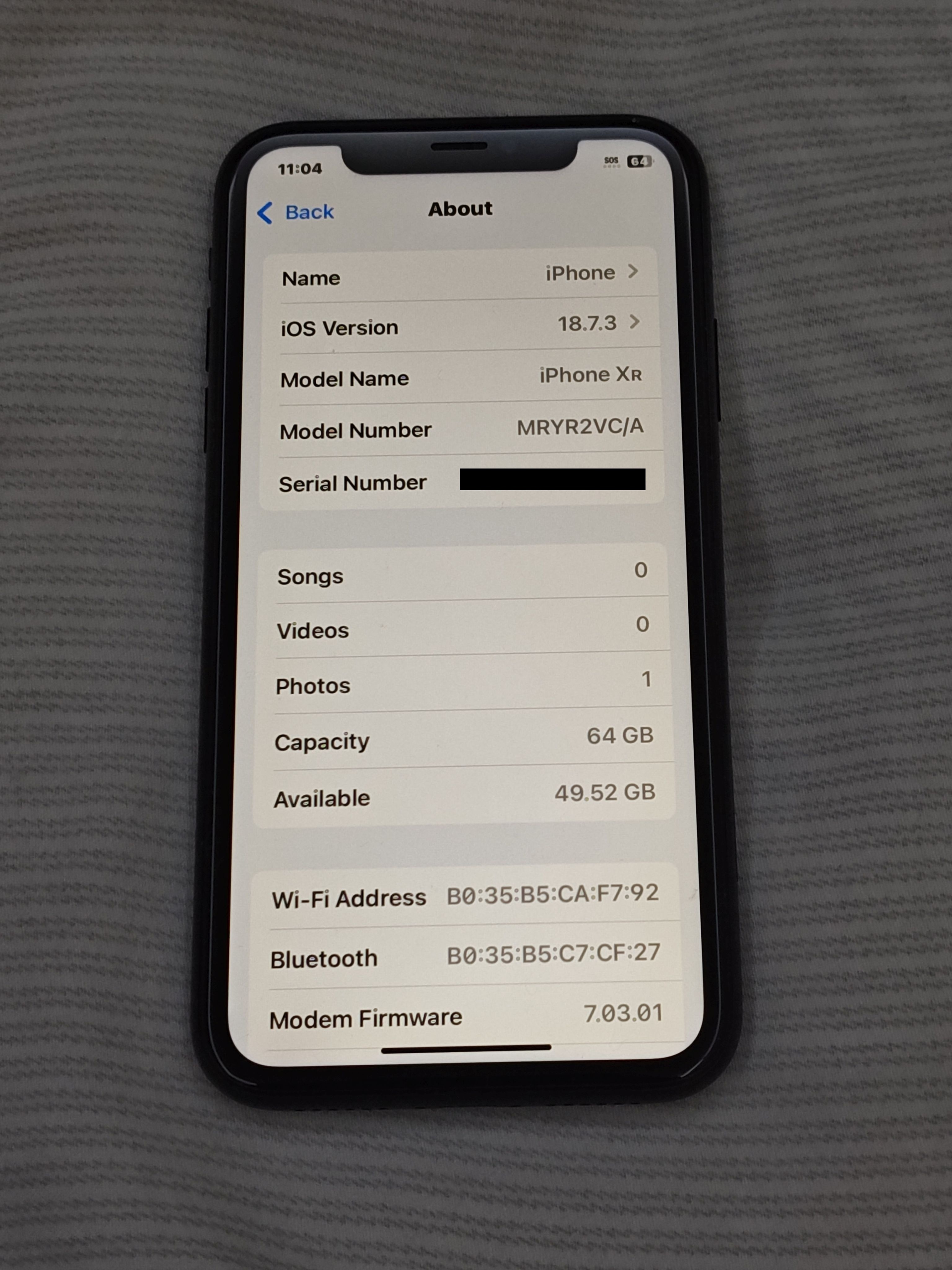 iPhone XR Black 64 GB - photo 4