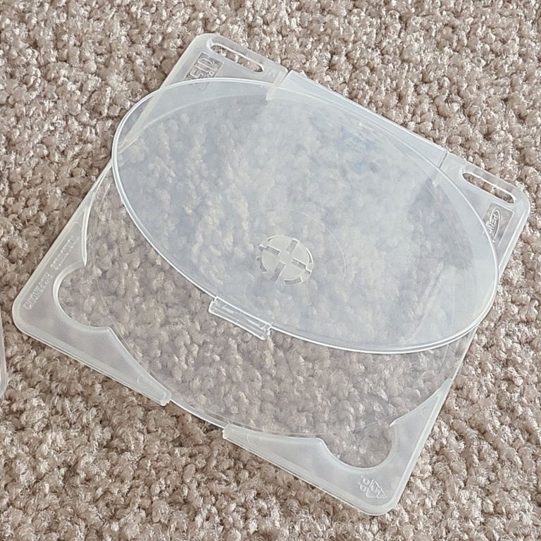 x1 lot slim CD-ROM empty case (semi-transparent) (8pc/lot) - photo 3