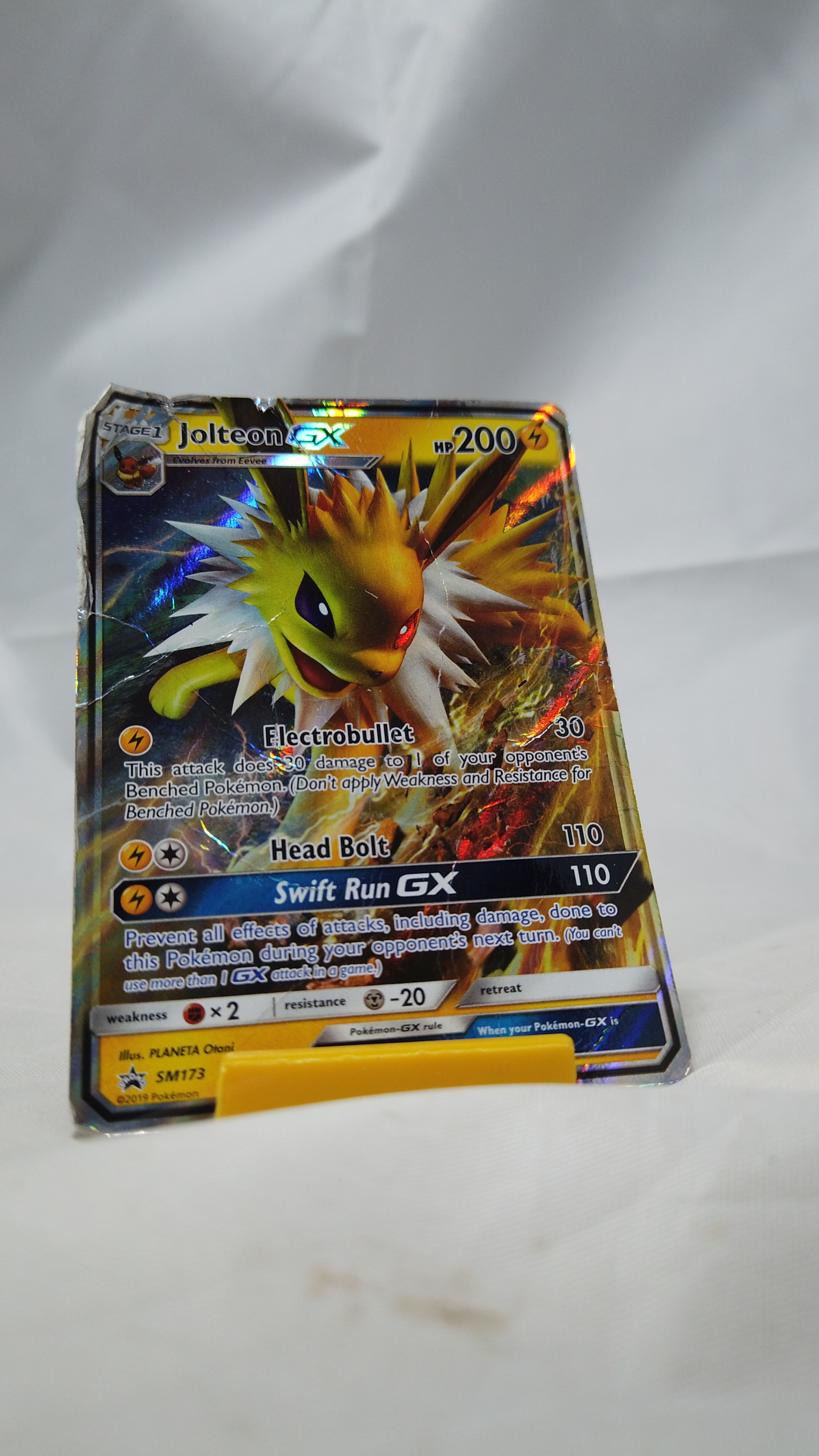 Pokemon Jolteon-GX SM173/248 SM Black Star Promos Promo DMG