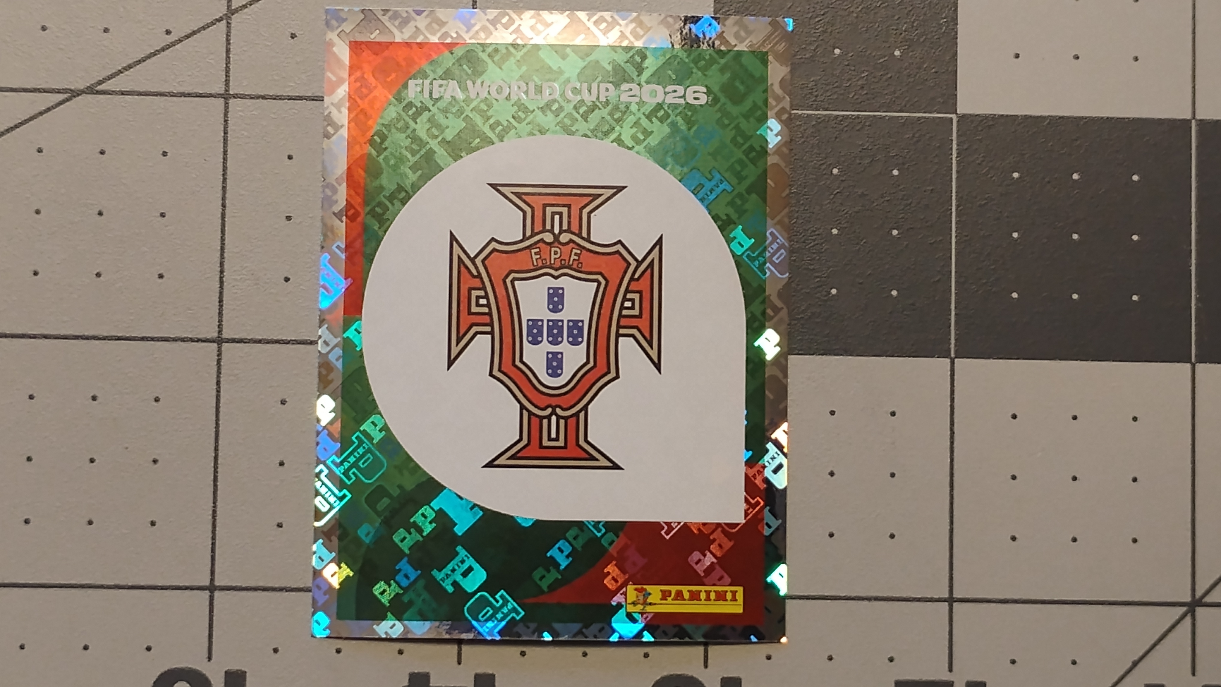 Portugal Crest POR 1 FIFA World Cup 2026 Panini Sticker