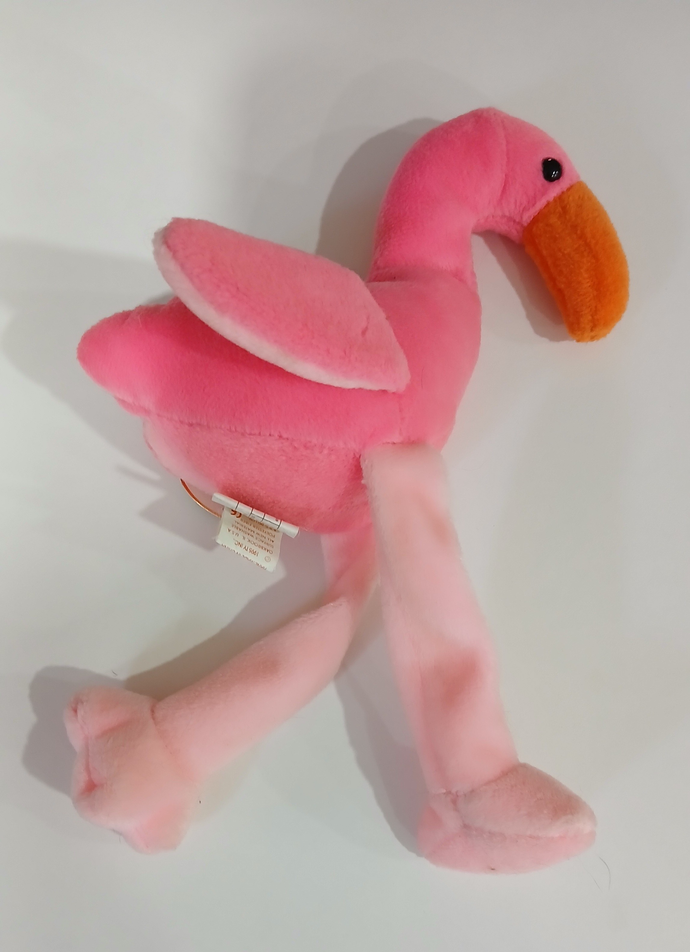 Ty Beany Baby Pinky With Birth Tag ,Like New. - photo 5