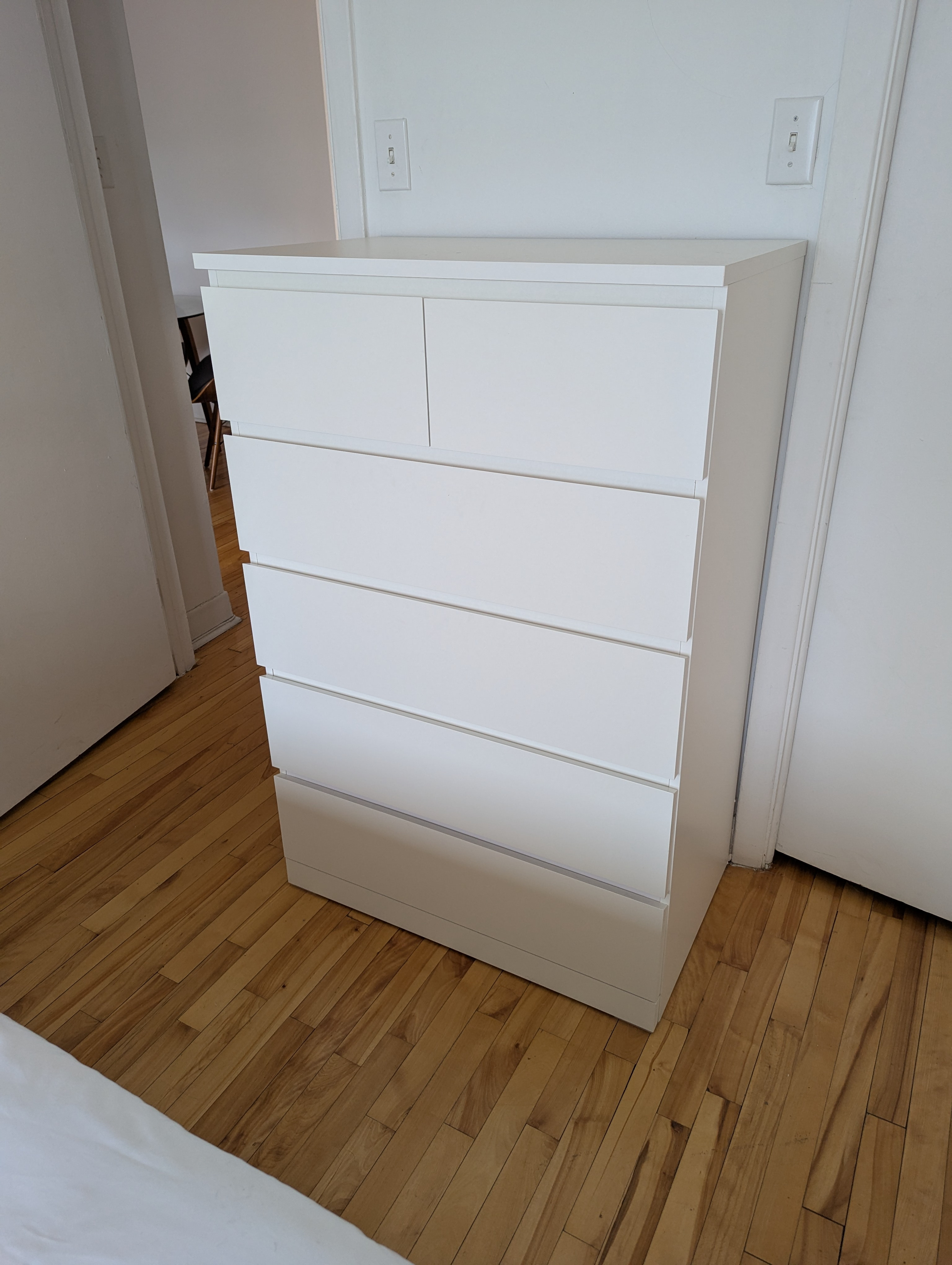Ikea 6-Drawer Chest Dresser, White
