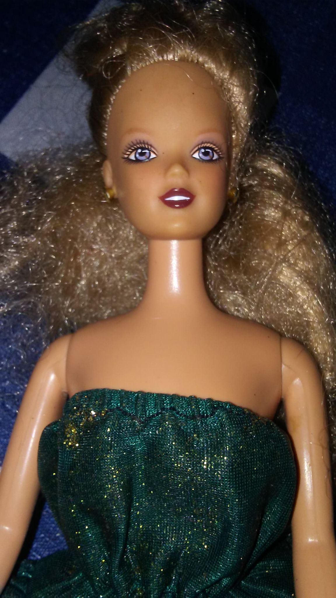 Doll Green Dress - 12 Inches - photo 2