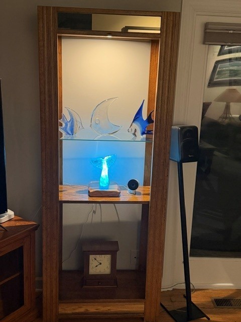 3 Glass Etargere Shelves - Price each