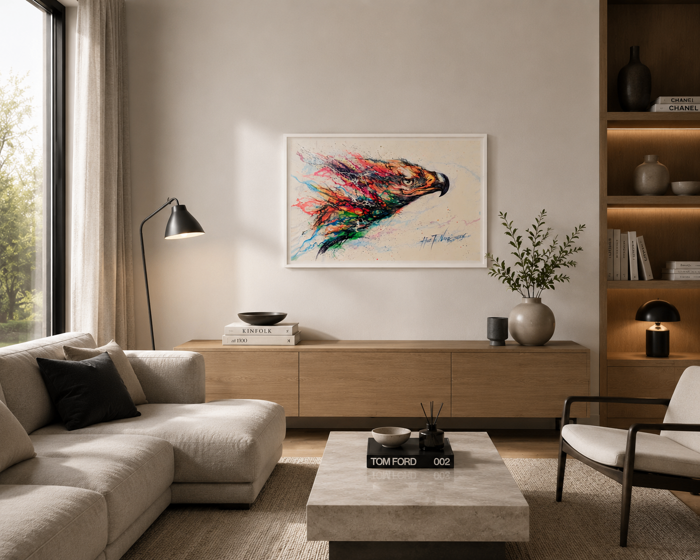 IKEA “The Eagle Is Free, Colorful And Brave” Art by Hua Tunan - photo 2