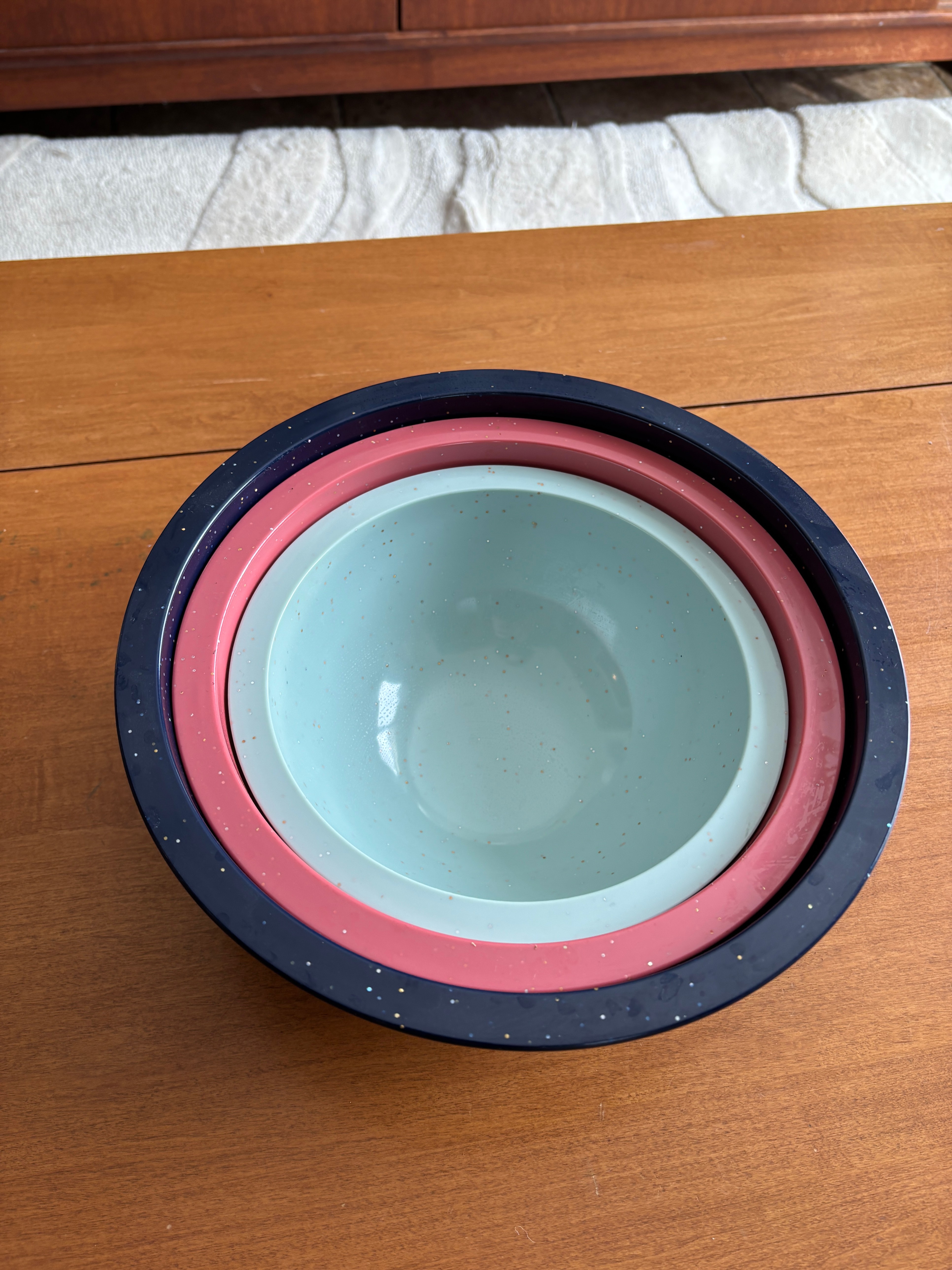 retro vintage melmac-style nesting bowls - photo 2