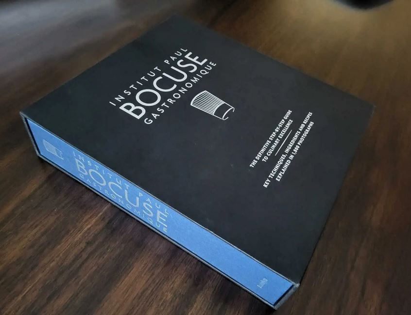 Institut Paul Bocuse Gastronomique Hardcover Textbook + Slipcase